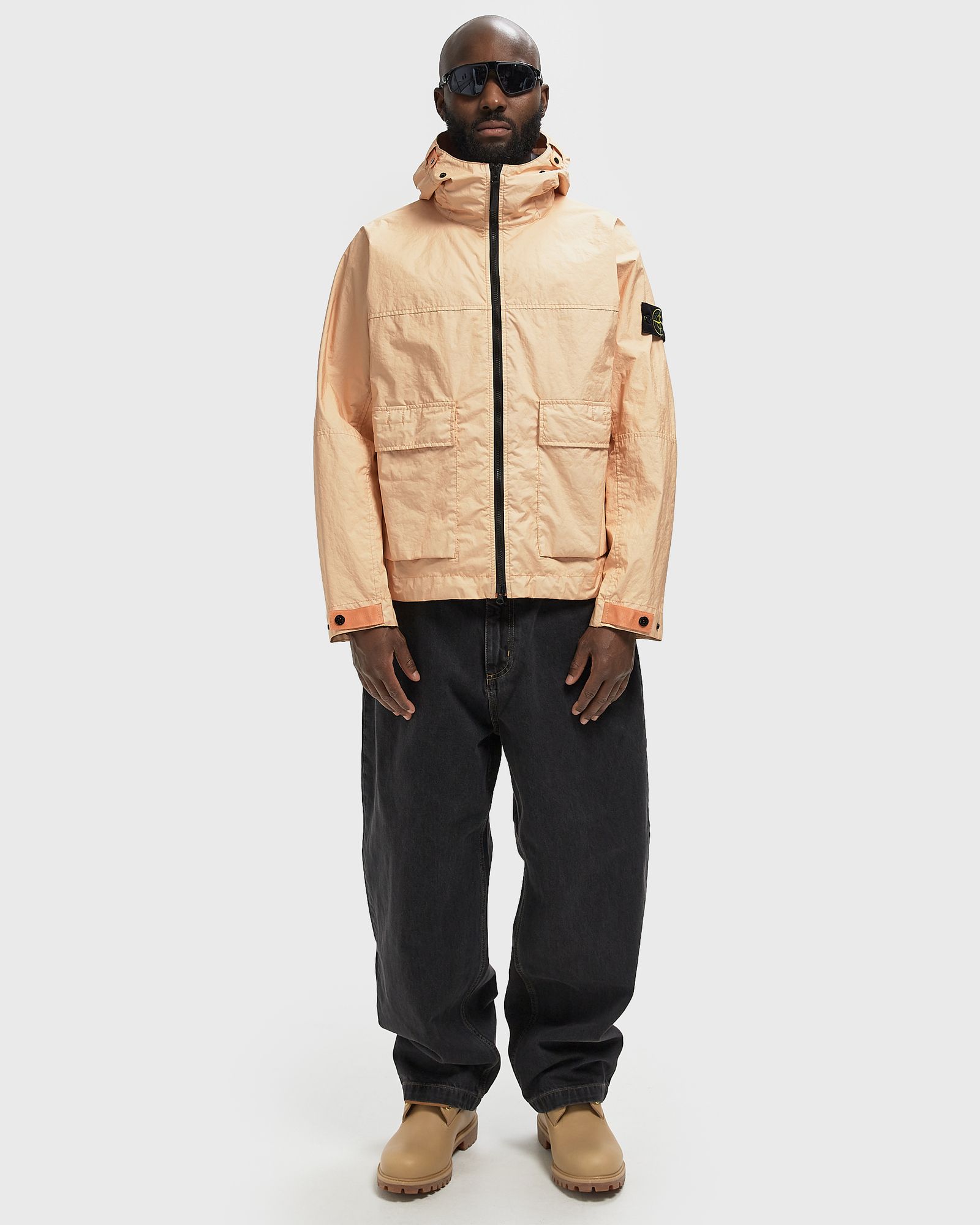 バビ ストーンアイランド Stone Island SHORT PARKA Orange Pink | BSTN Store