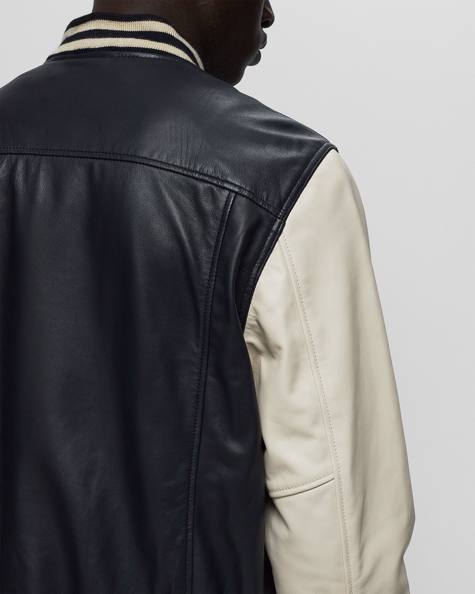 LCTEDDYS23BI TWO-TONE VARSITY JACKET