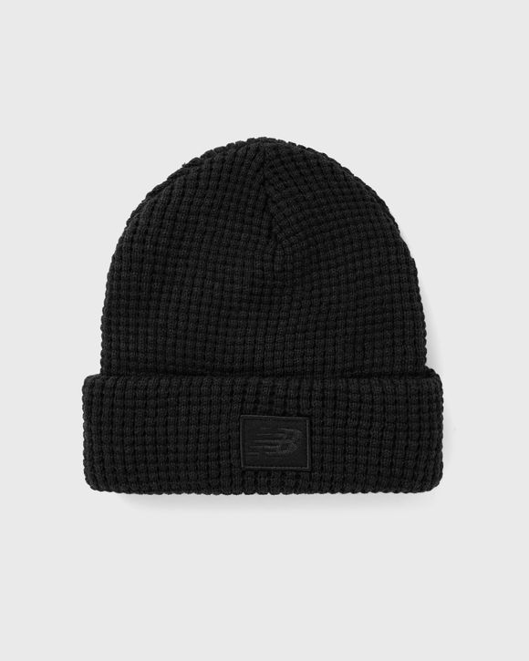 Waffle Knit Cuffed Beanie