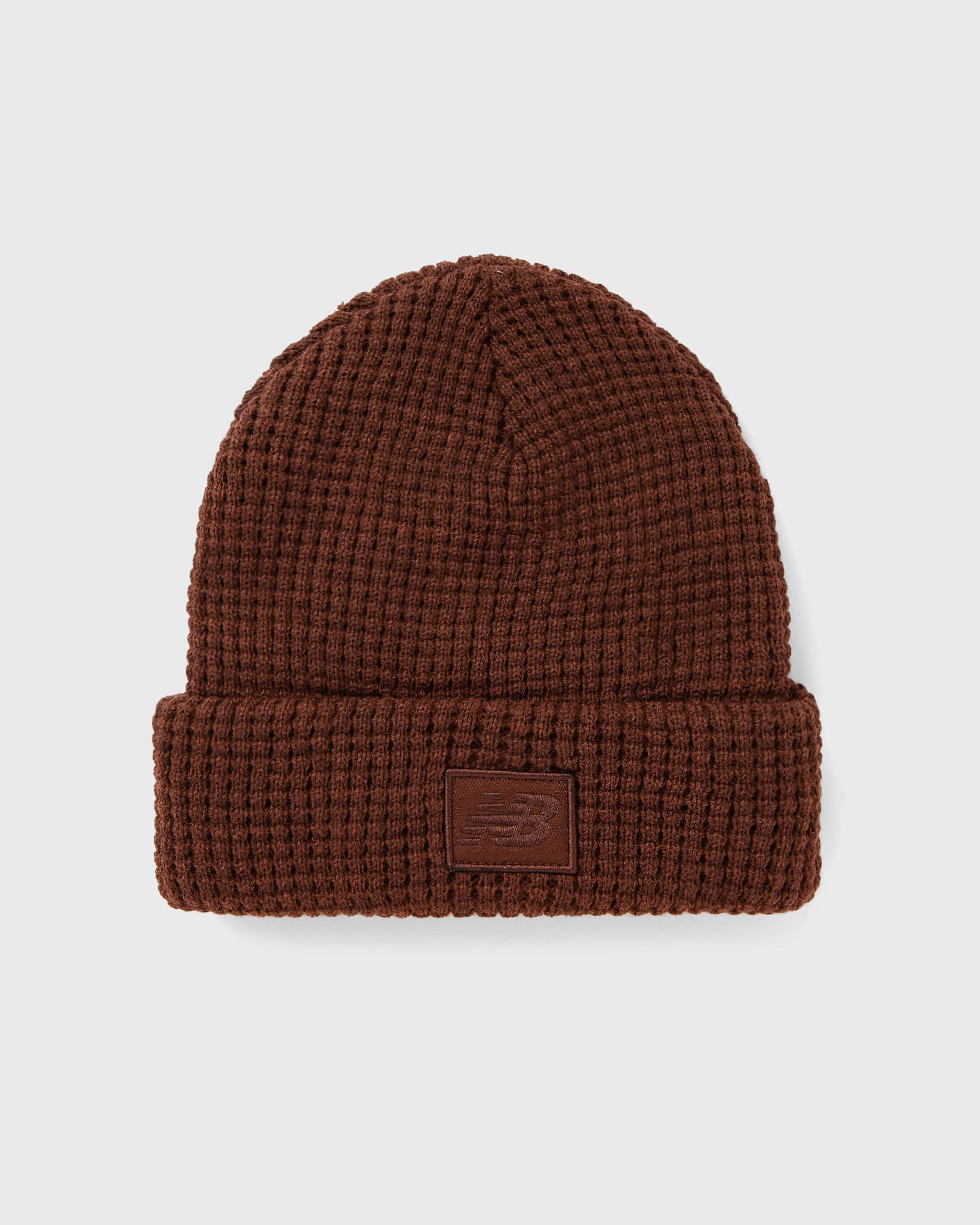 Waffle Knit Cuffed Beanie