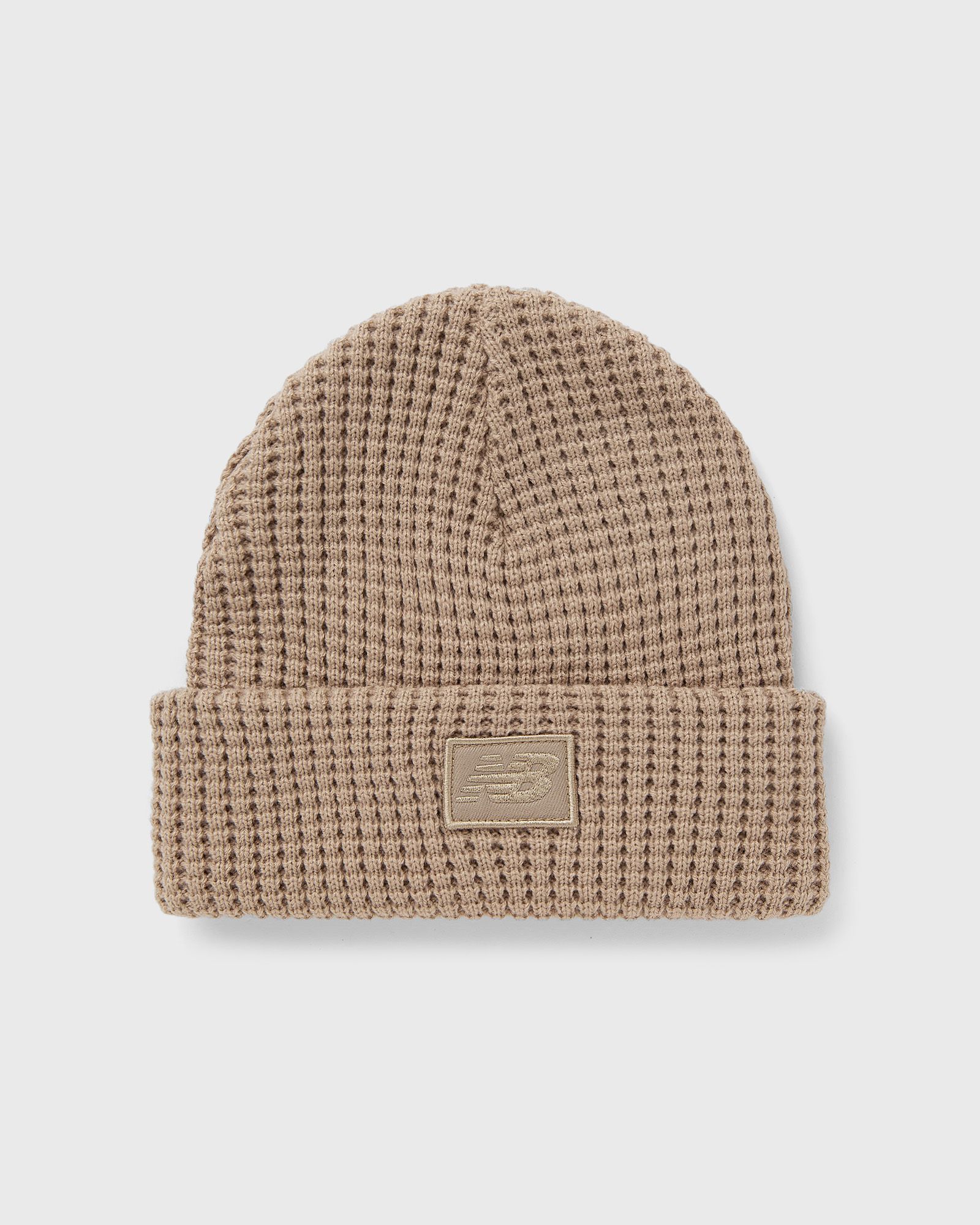 Waffle Knit Cuffed Beanie