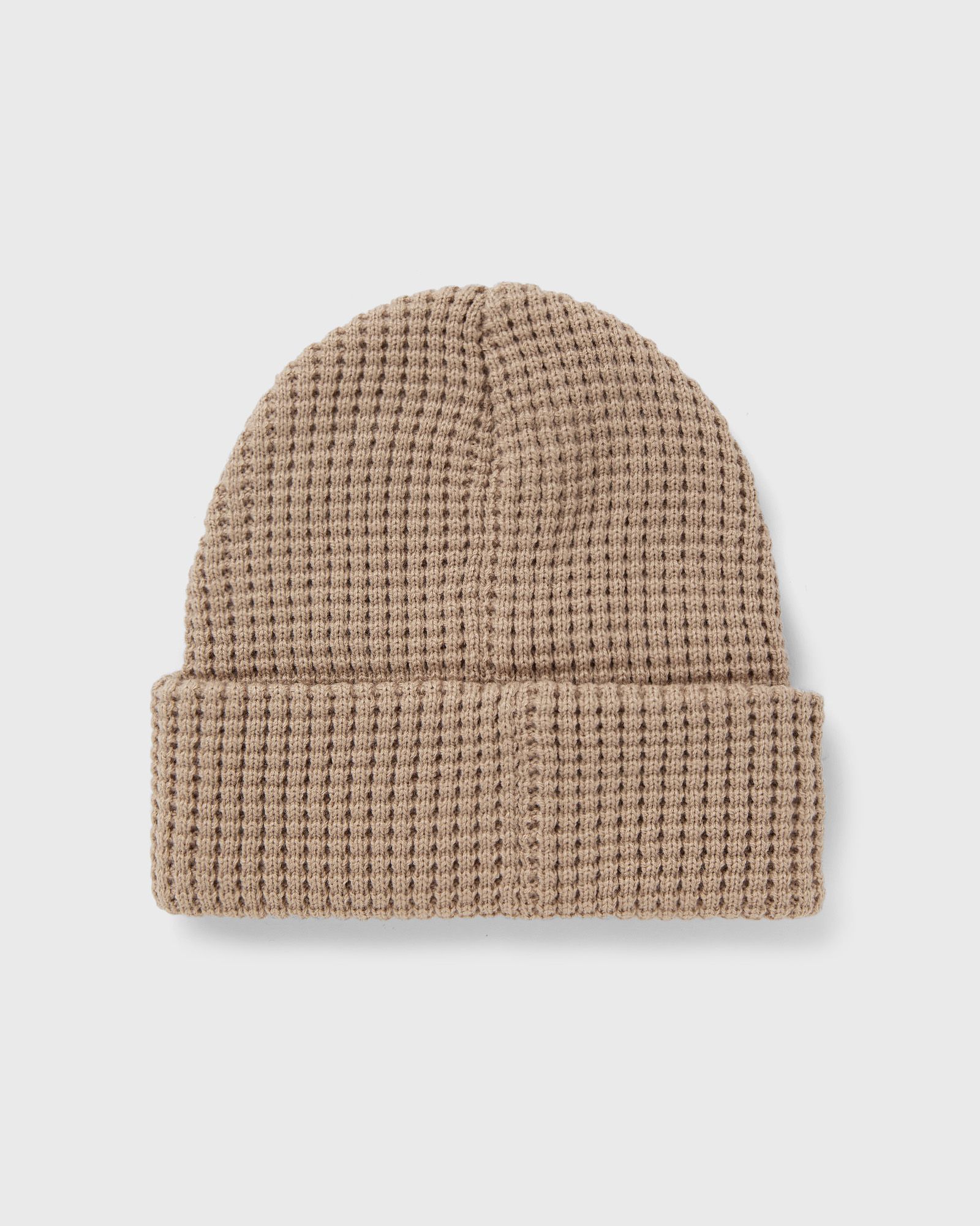 Waffle Knit Cuffed Beanie