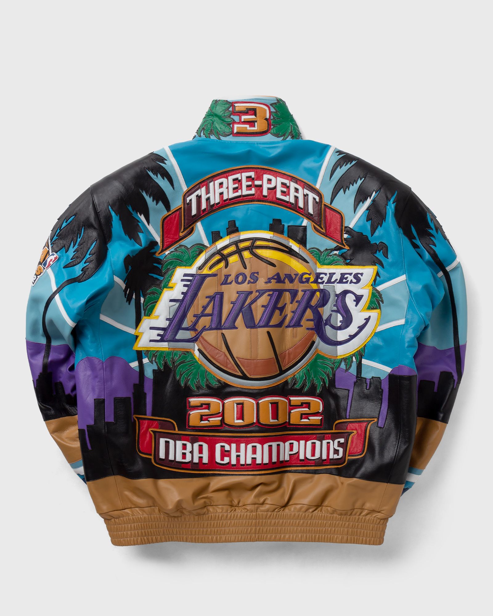 Los Angeles Lakers Three-Peat Leather Jacket