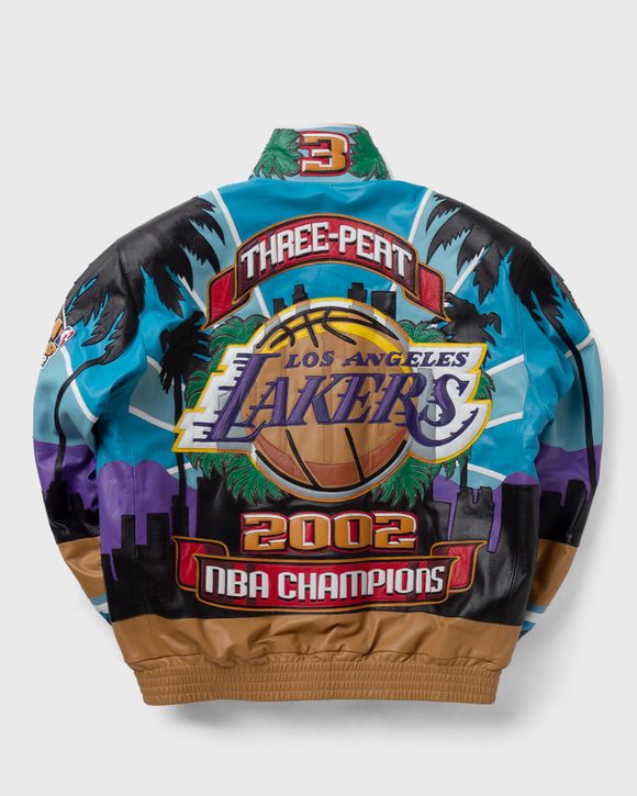 Los Angeles Lakers Three-Peat NBA Champions Leather Jacket