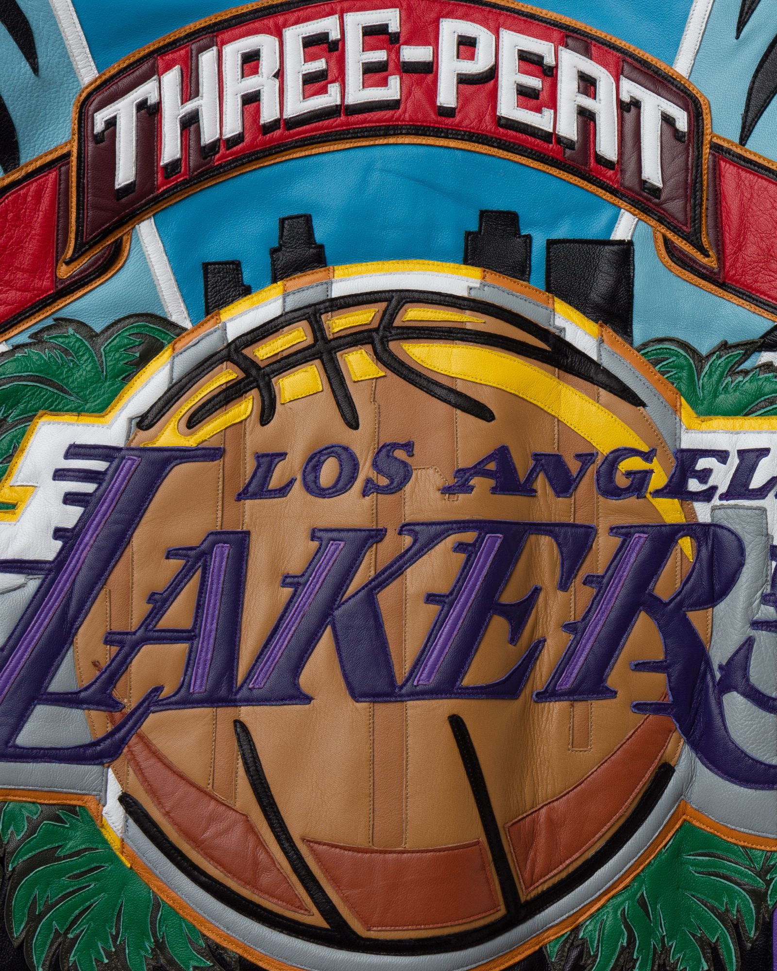 Los Angeles Lakers Three-Peat Leather Jacket
