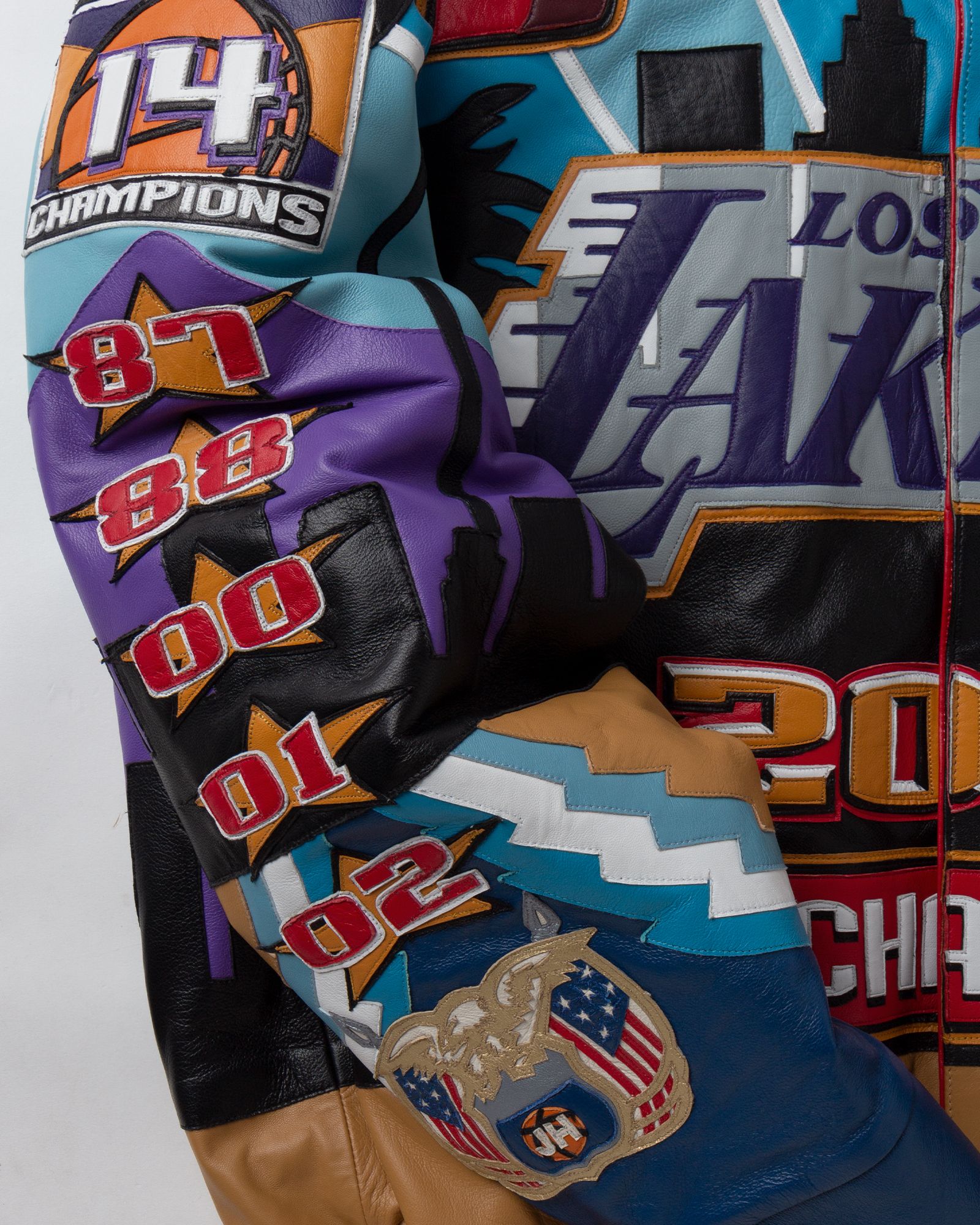 Los Angeles Lakers Three-Peat Leather Jacket