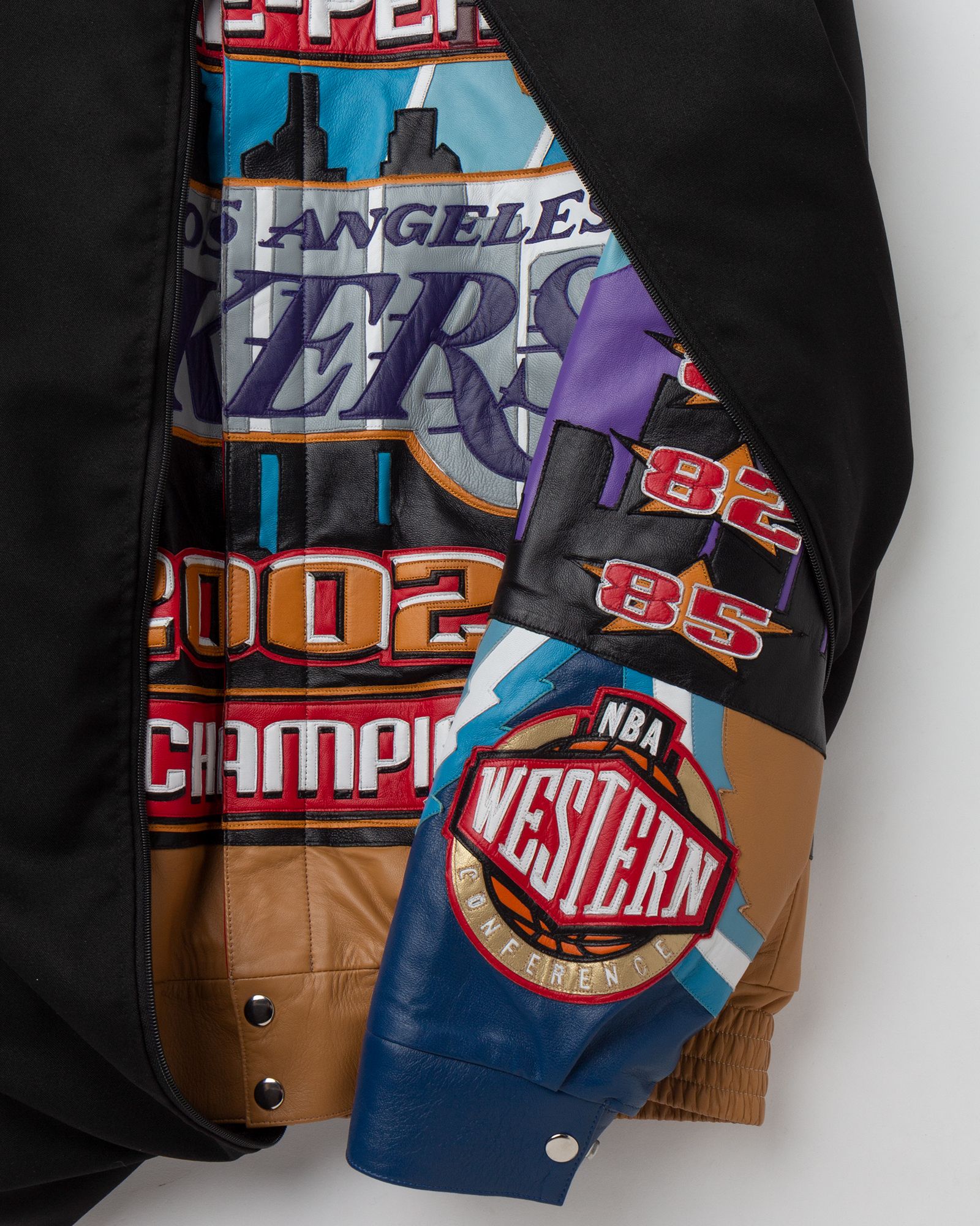 Los Angeles Lakers Three-Peat Leather Jacket