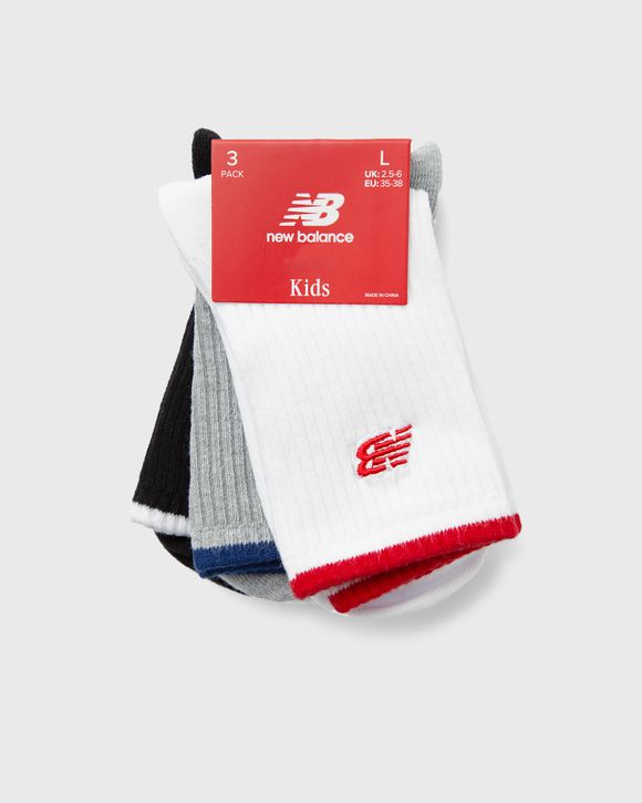 Kids Patch Logo Midcalf Socks 3 Pack