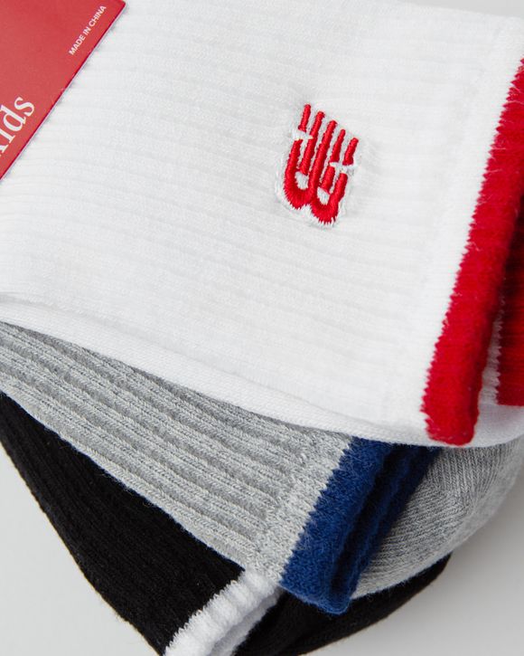 Thumbnail - Kids Patch Logo Midcalf Socks 3 Pack