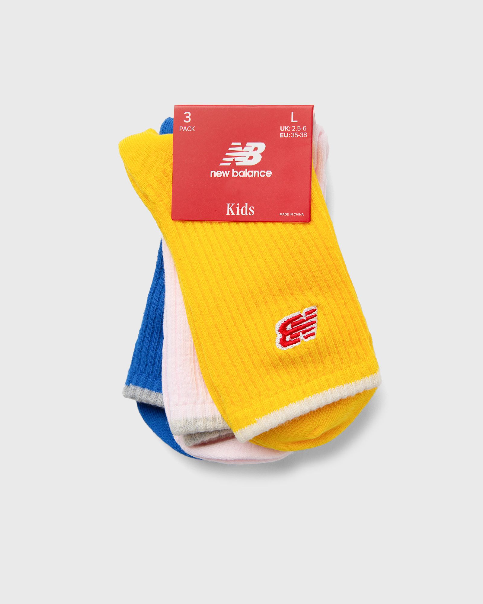 Kids Patch Logo Midcalf Socks 3 Pack
