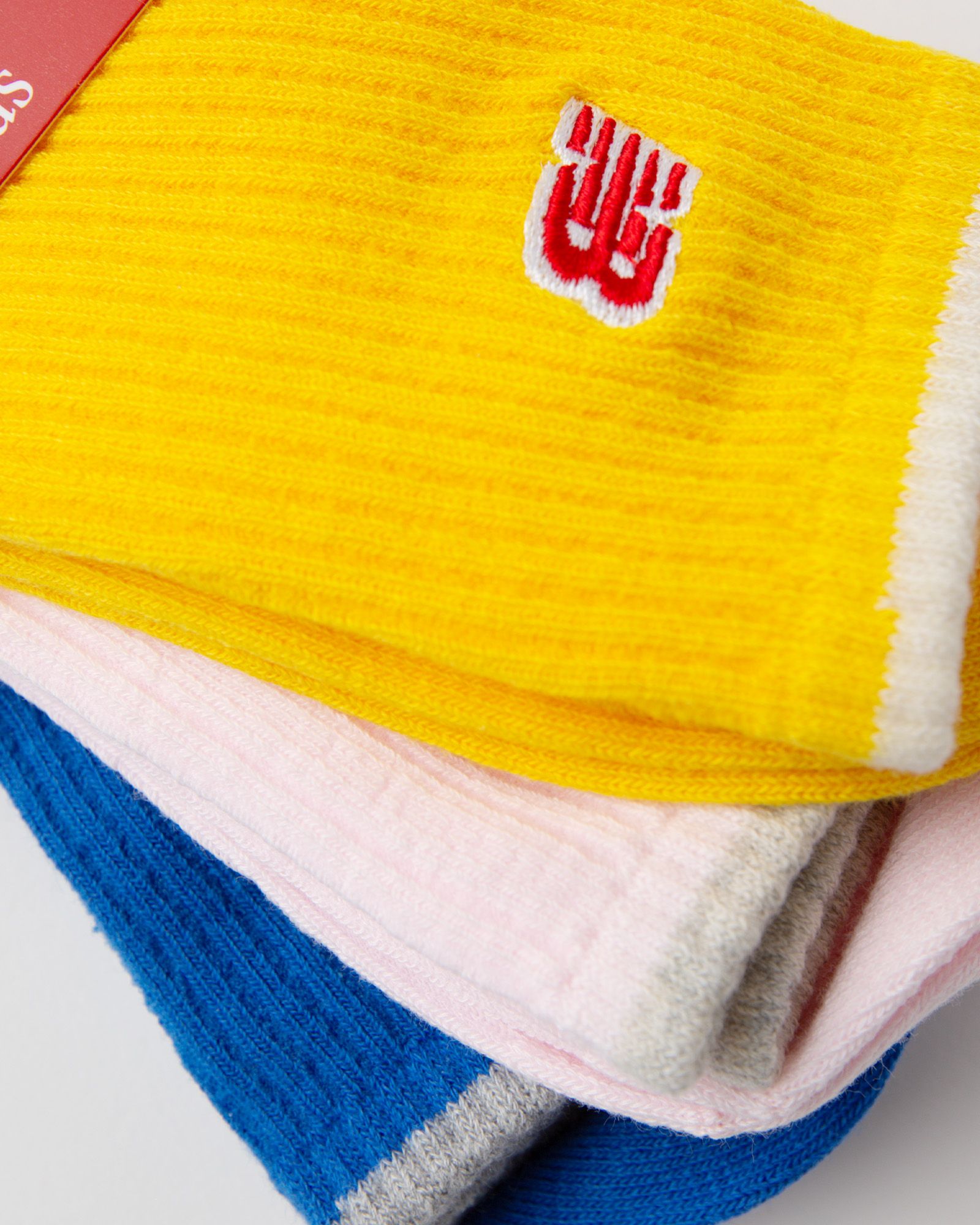 Kids Patch Logo Midcalf Socks 3 Pack