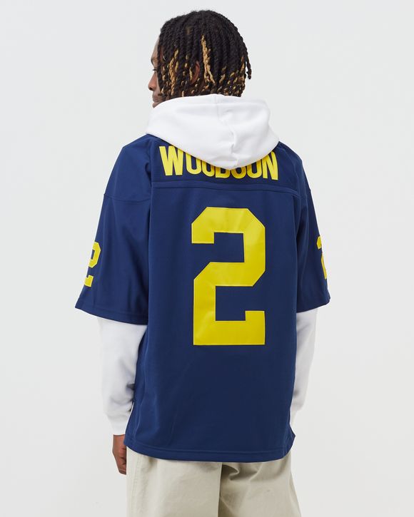 Mitchell & Ness NFL DARK JERSEY UNIVERSITY MICHIGAN 1997 CHARLES WOODSON #2  Blue