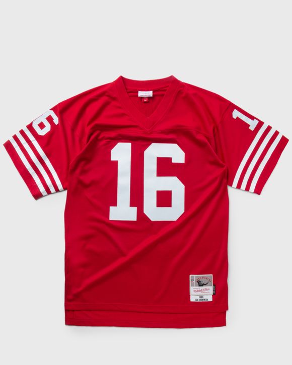 Mitchell And Ness NFL Legacy Jersey 49ers Montana Red White (Mens