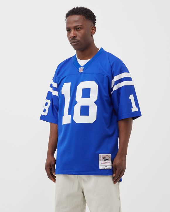 Mitchell & Ness NFL Legacy Jersey Indianapolis Colts 1998 Peyton Manning #18 Men Jerseys Blue in Size:S