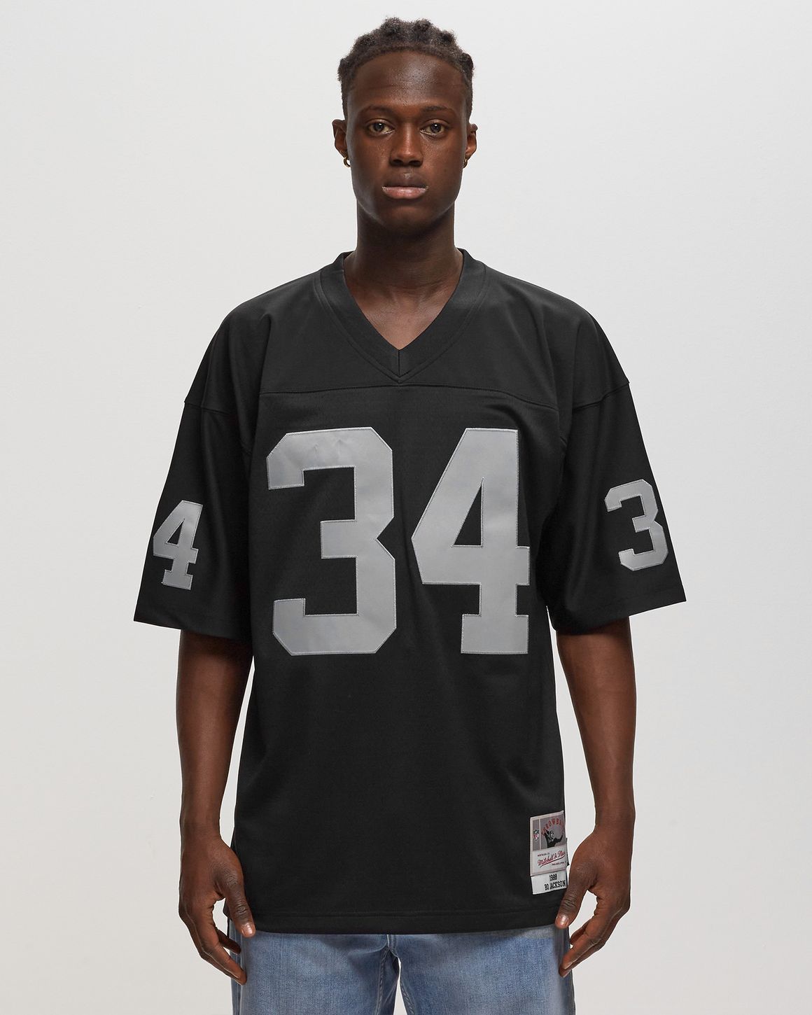 Mitchell Ness NFL Legacy Jersey Los Angeles Raiders Bo Jackson 1988 Black