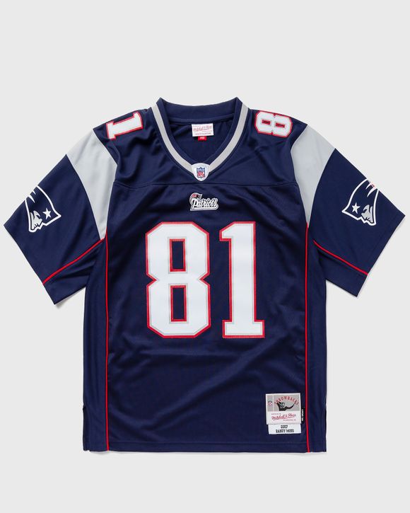 Mitchell & Ness Men's New England Patriots Randy Moss #81 2007 Split  Throwback Jersey