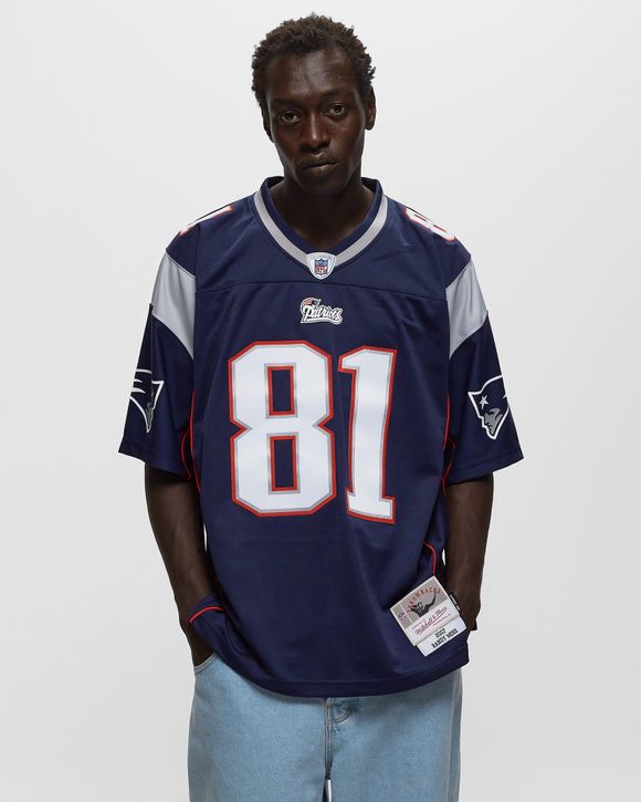 New England Patriots #81 Randy Moss Throwback Replica Jersey - Blue