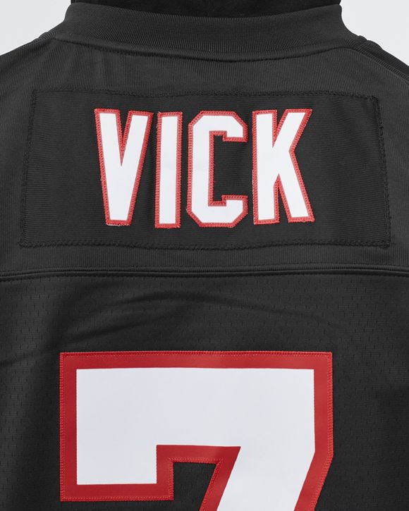 Michael Vick Atlanta Falcons Mitchell & Ness 2002 Authentic Throwback Retired Player Jersey – Black