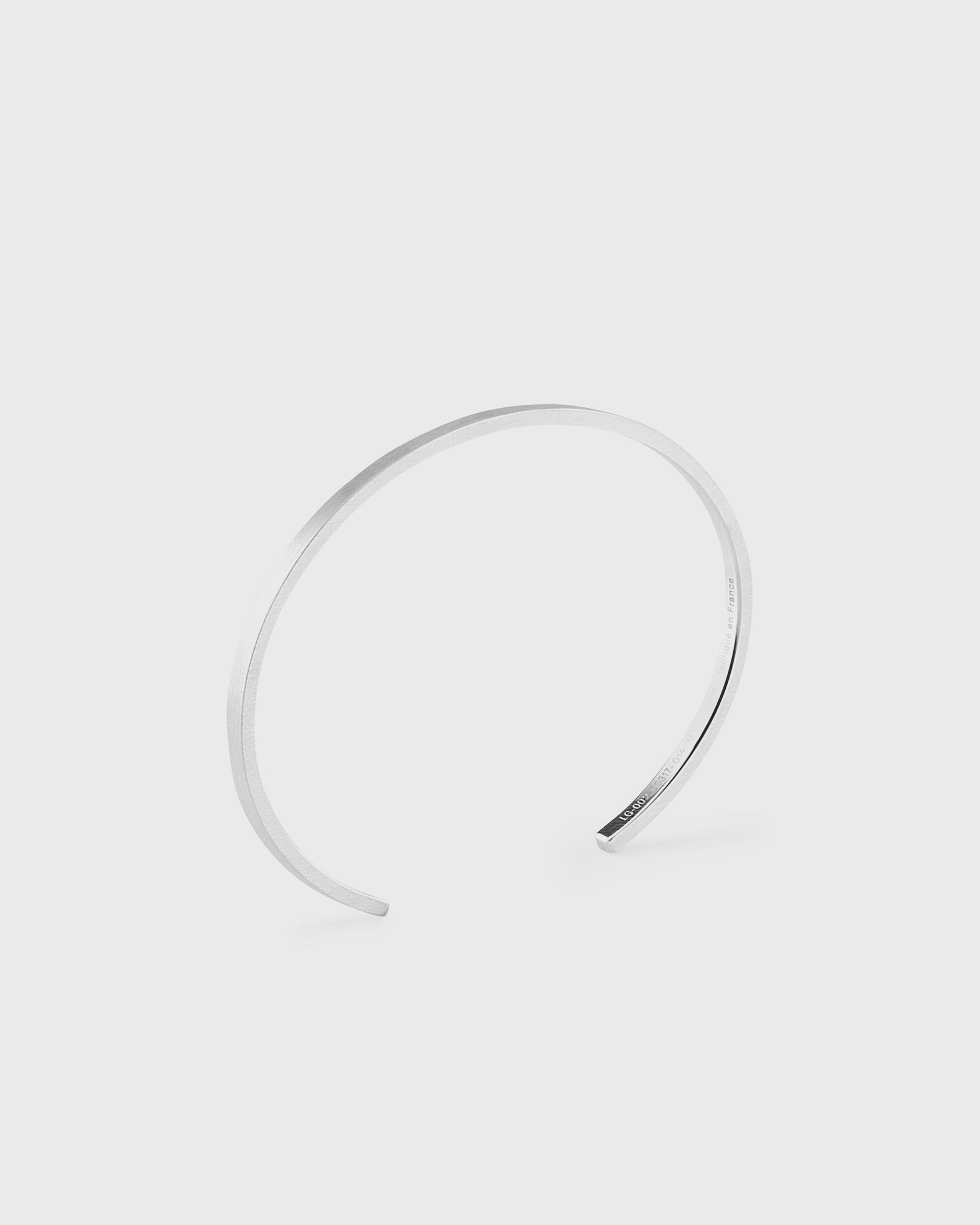 7g-brushed-sterling silver-ribbon-bracelet