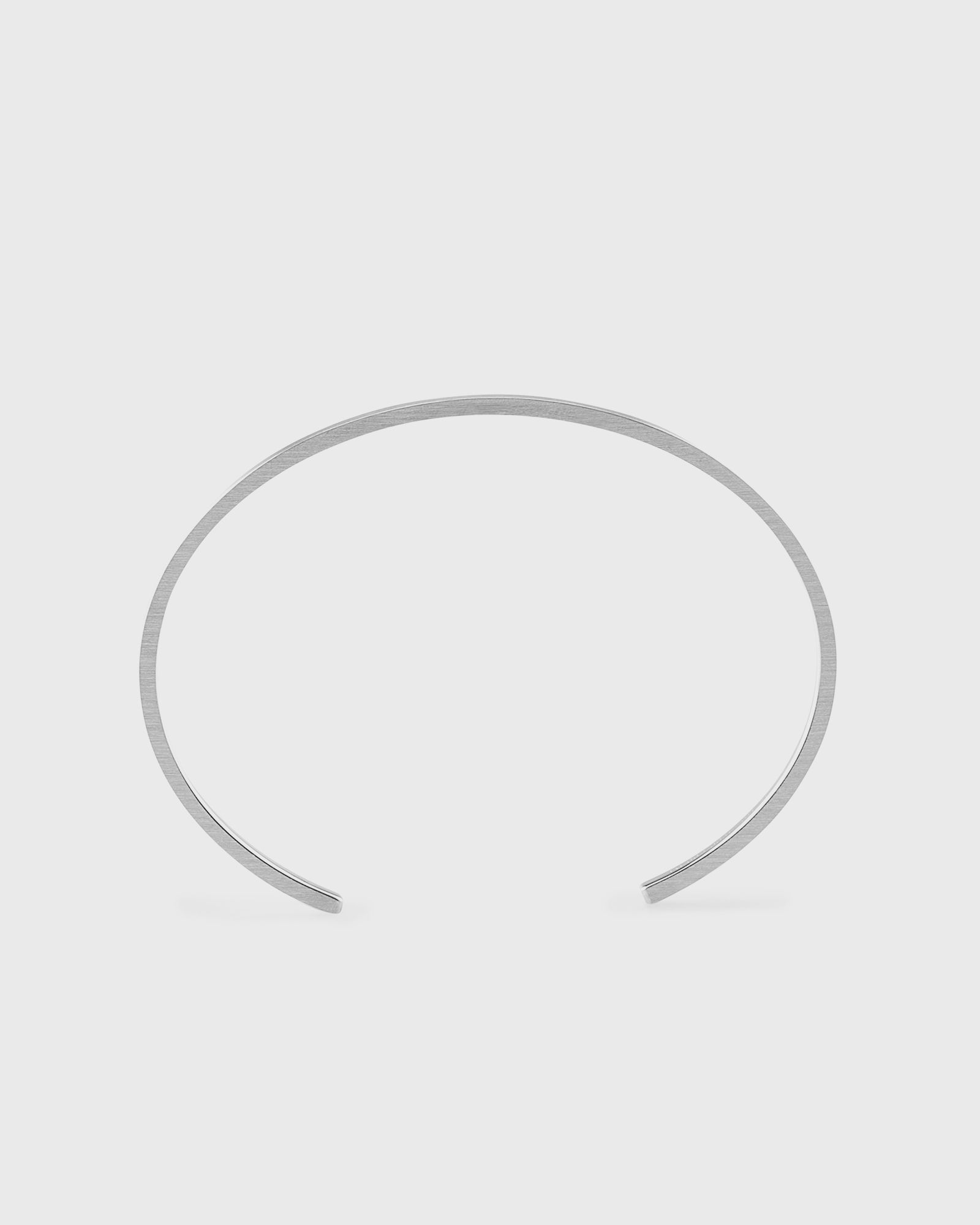 7g-brushed-sterling silver-ribbon-bracelet