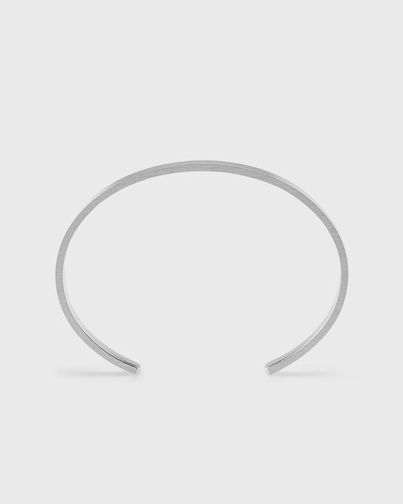 15g-brushed-sterling silver-ribbon-bracelet
