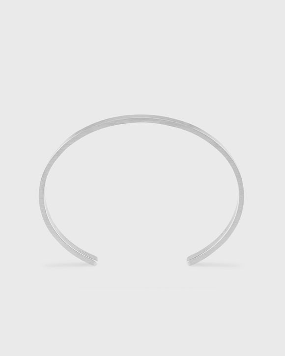 21g-brushed-sterling silver-ribbon-bracelet