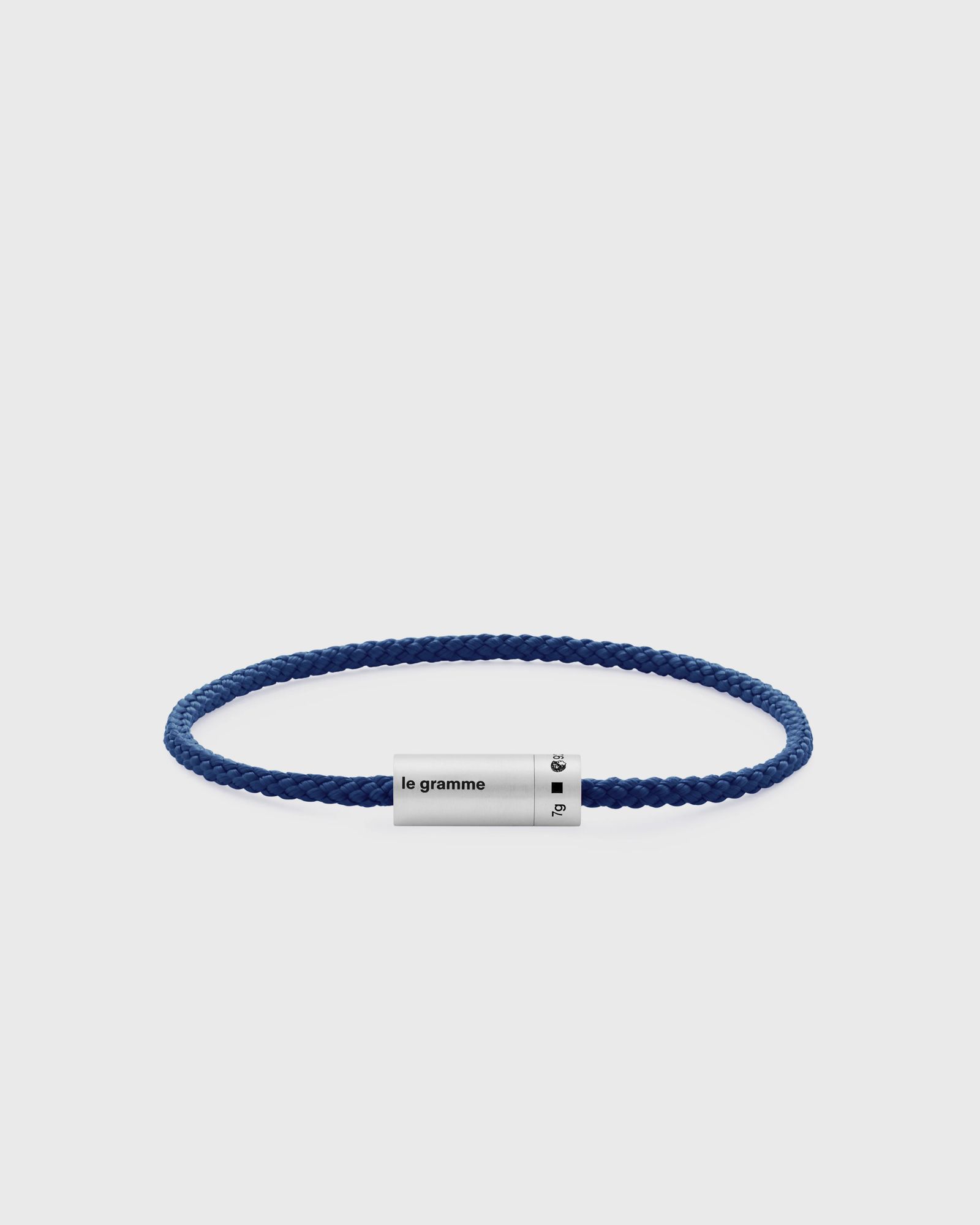 7g-brushed royal blue nato-cable-bracelet