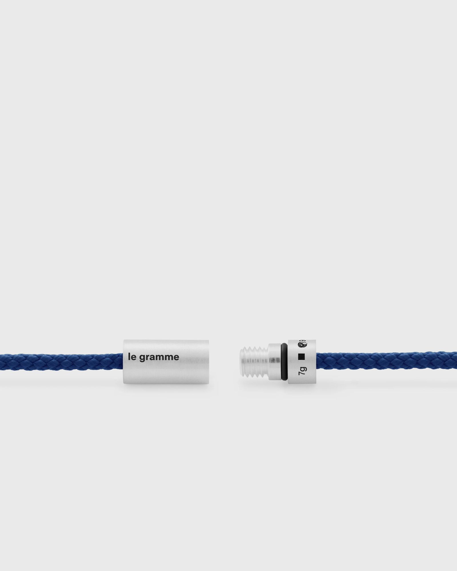 7g-brushed royal blue nato-cable-bracelet