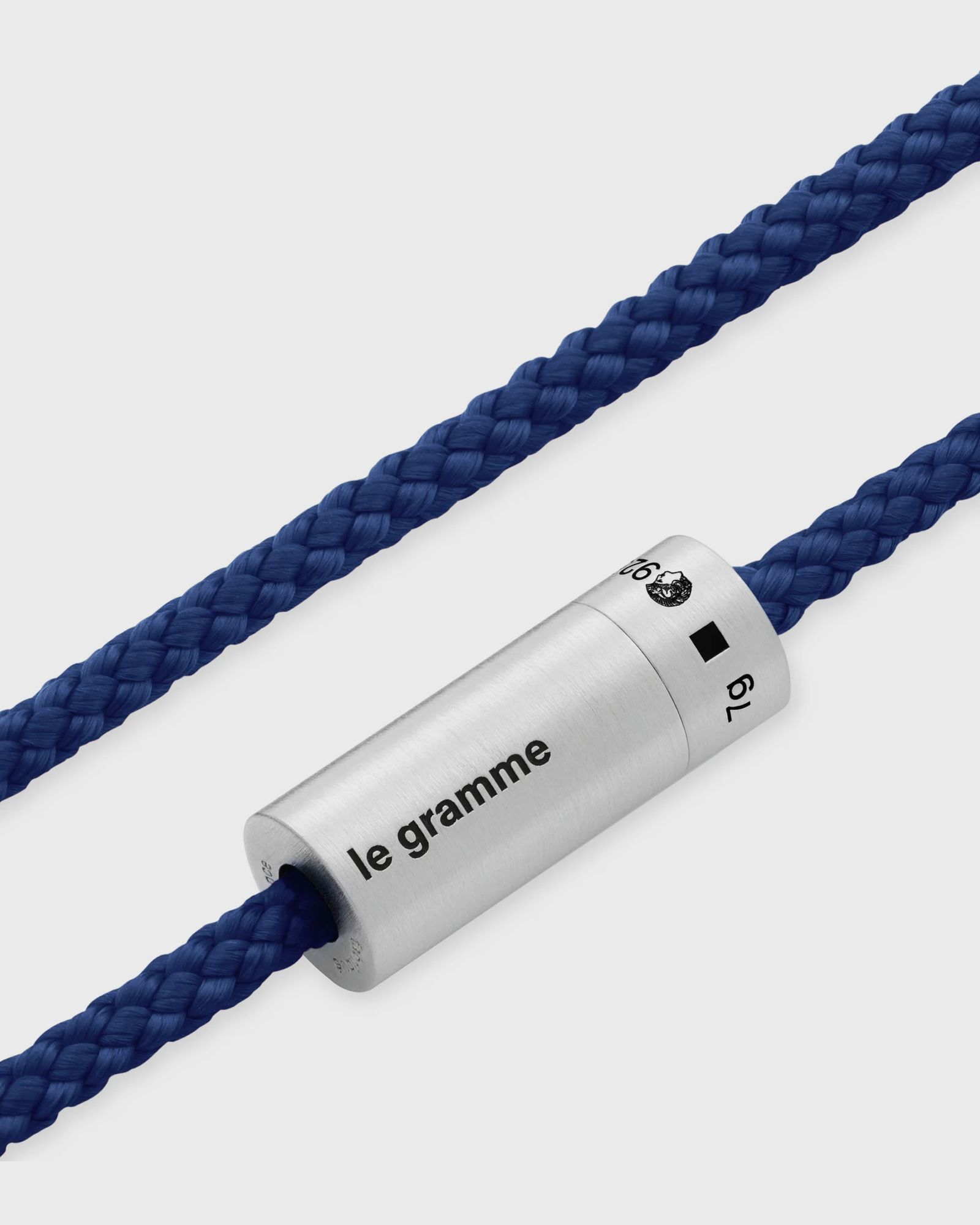 7g-brushed royal blue nato-cable-bracelet