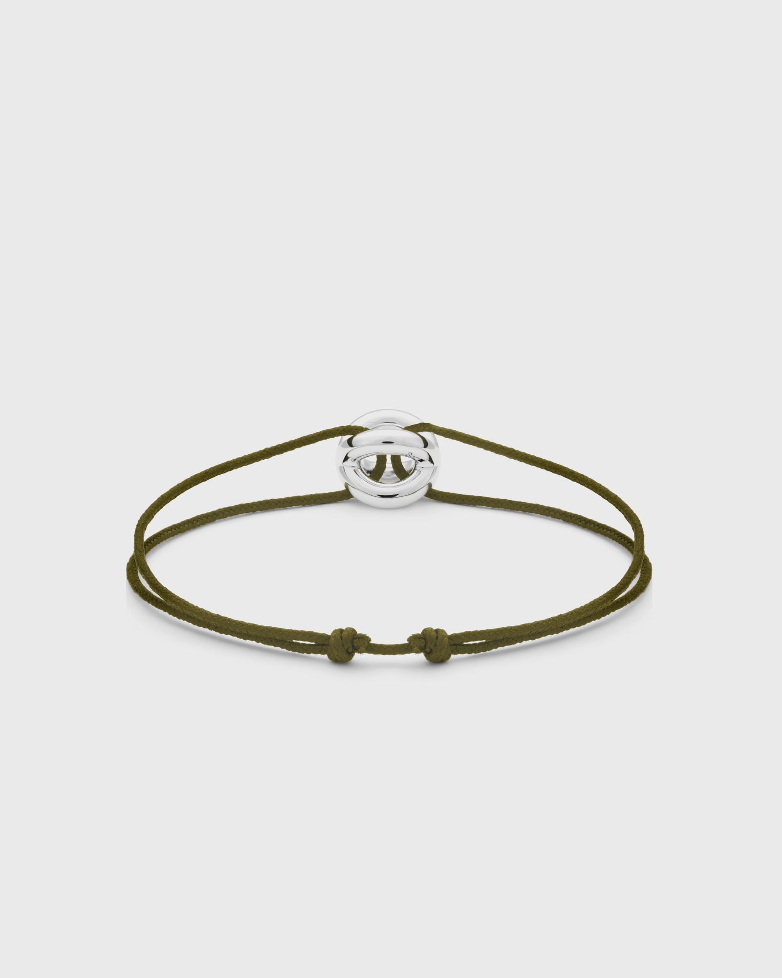 3g-khaki-cord entrelacs-bracelet