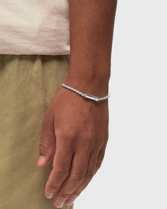 Thumbnail - 11g polished sterling silver chain cable bracelet