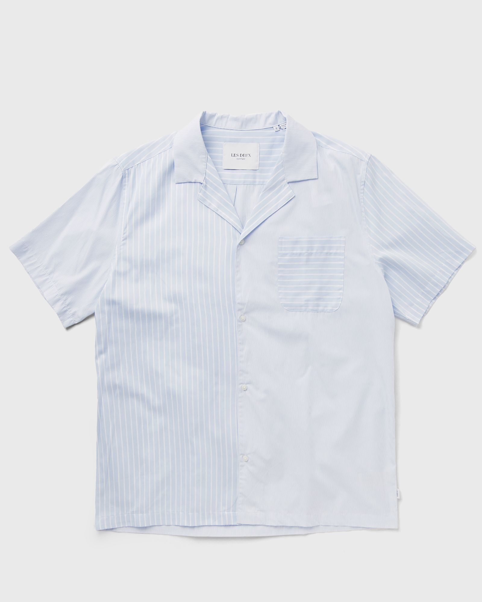 Leland Poplin Stripe Shortsleeve Shirt