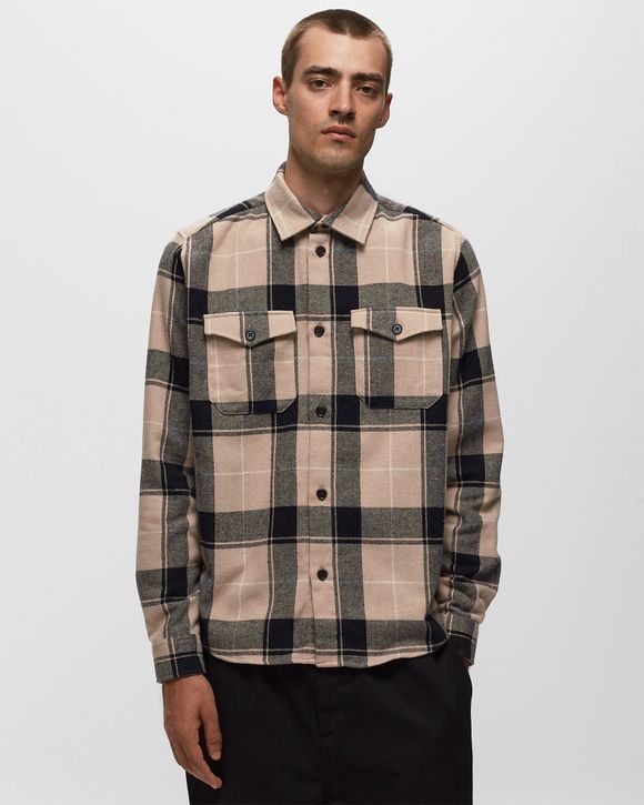 Les Deux Lennon Check Shirt Black/Beige | BSTN Store