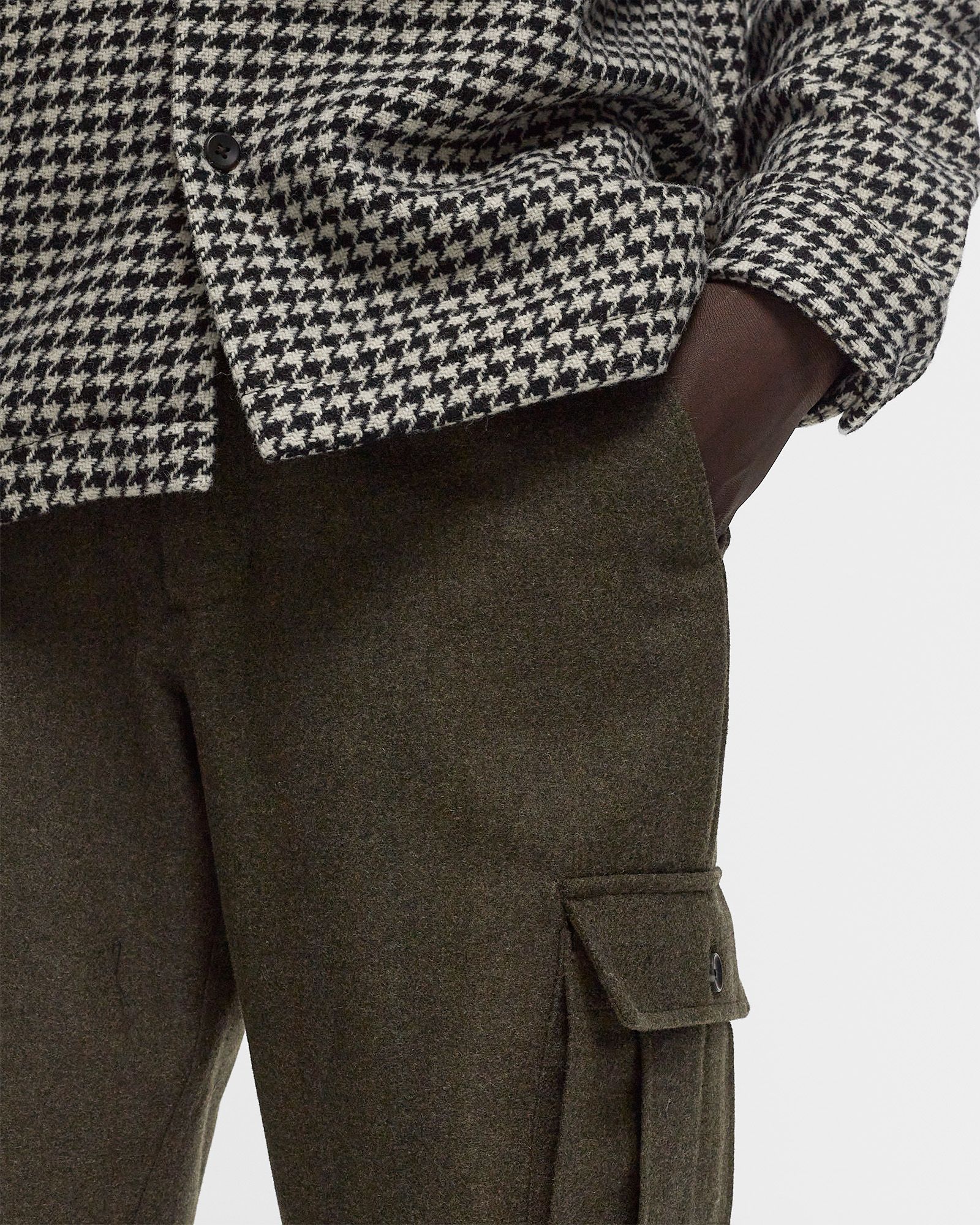 Como Reg Wool Cargo Suit Pants