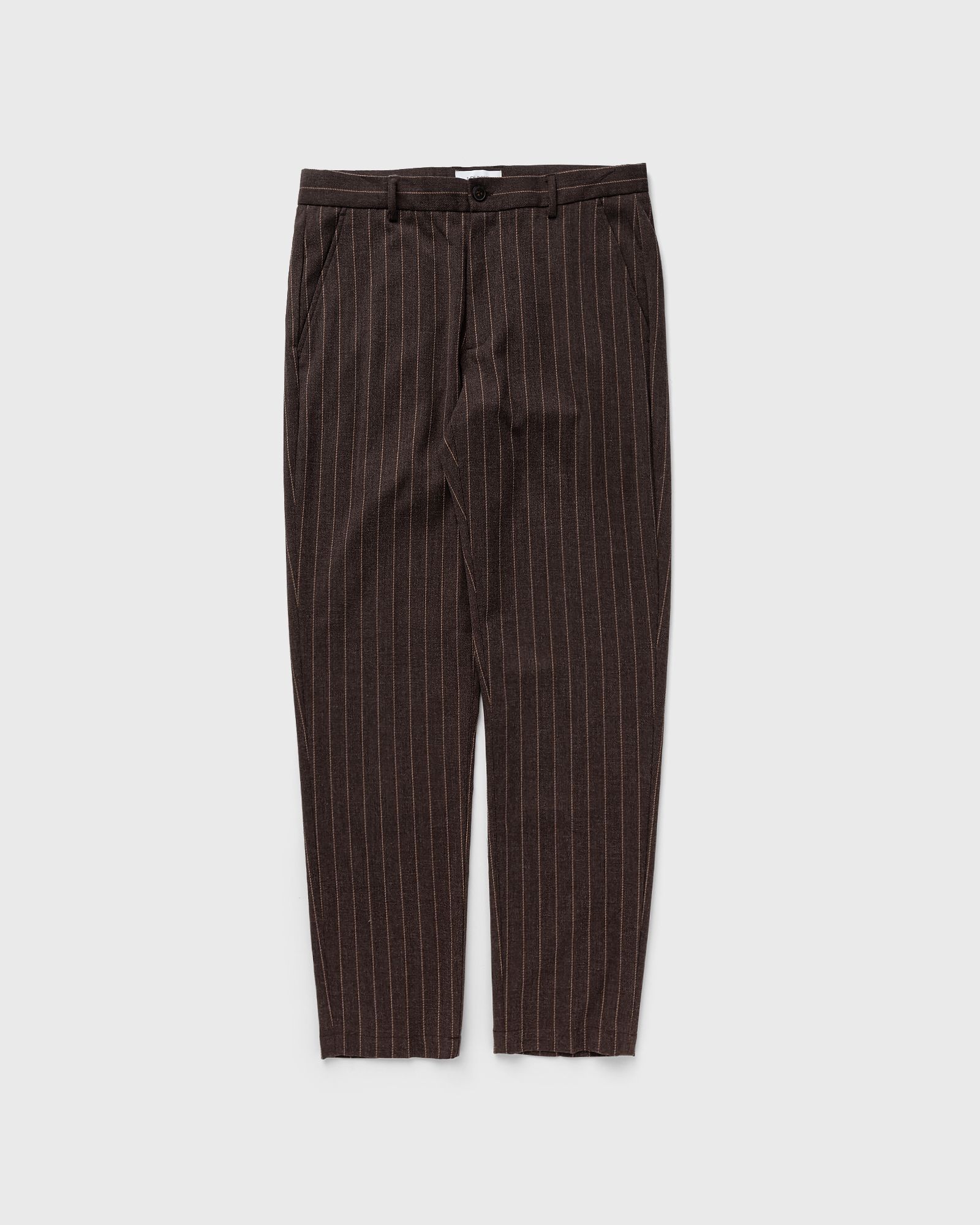 Les Deux - como reg pinstripe suit pants men casual pants brown in größe:m