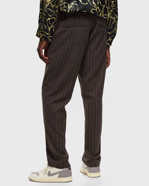 Les Deux Como Reg Pinstripe Suit Pants Brown | BSTN Store