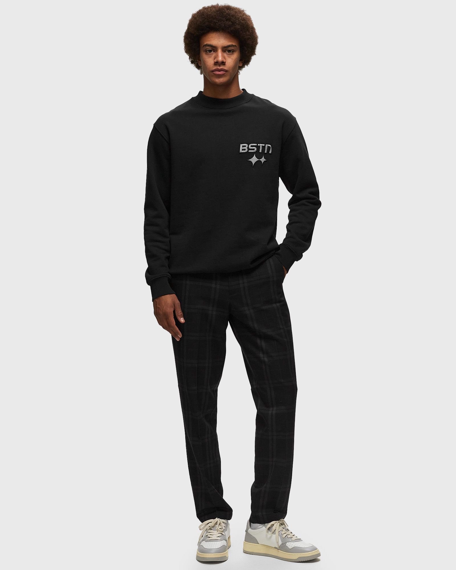 Como Reg Check Wool Mélange Suit Pants