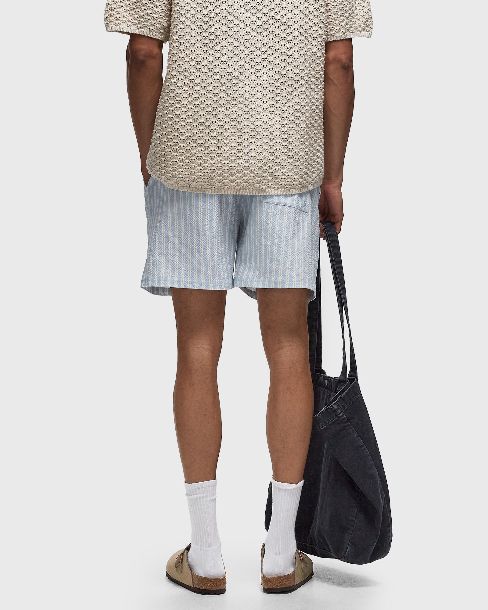 Stan Stripe Seersucker Swim Shorts