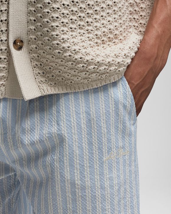 Stan Stripe Seersucker Swim Shorts