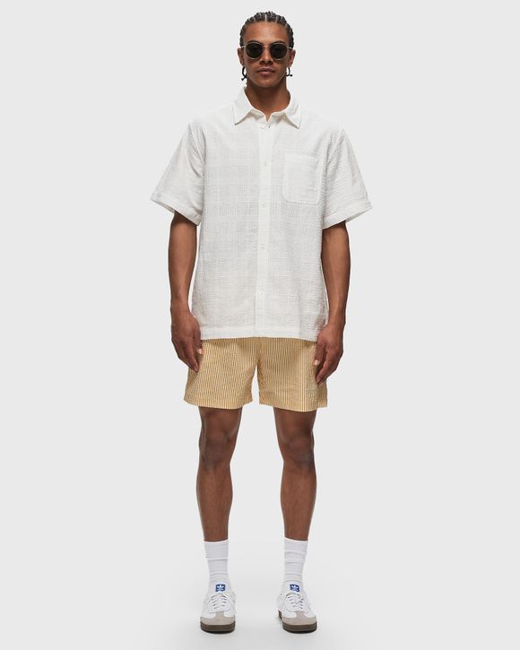 Stan Stripe Seersucker Swim Shorts
