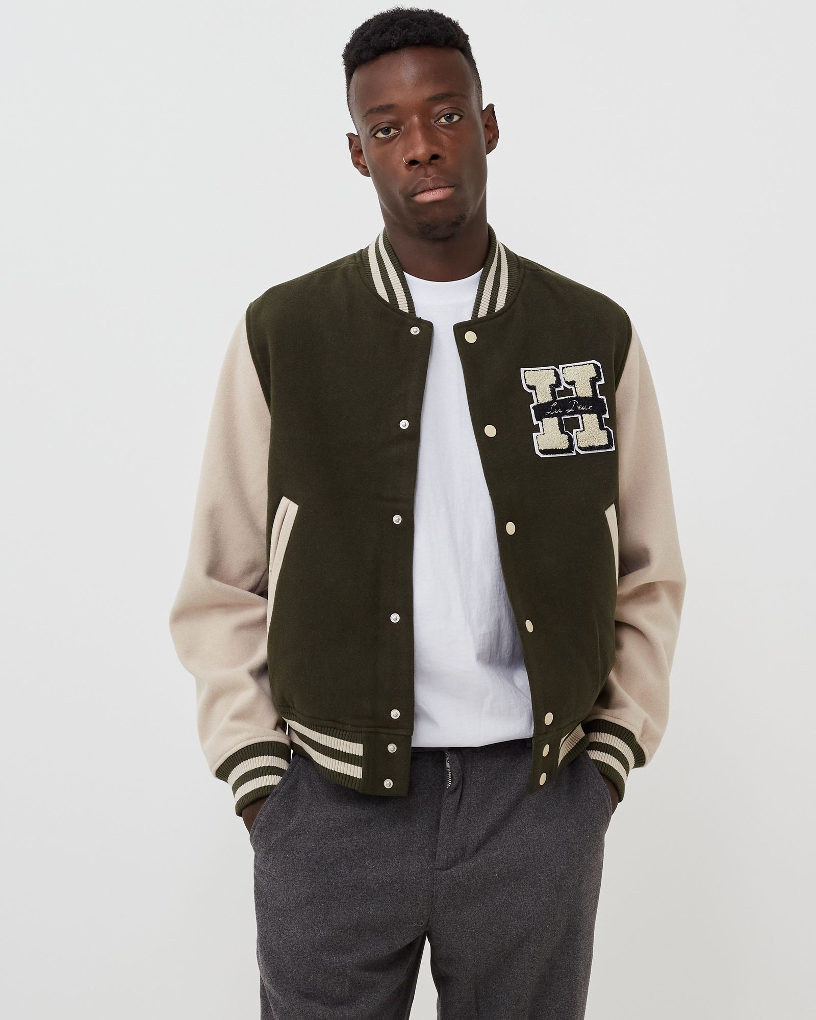 Les Deux Varsity Wool Jacket