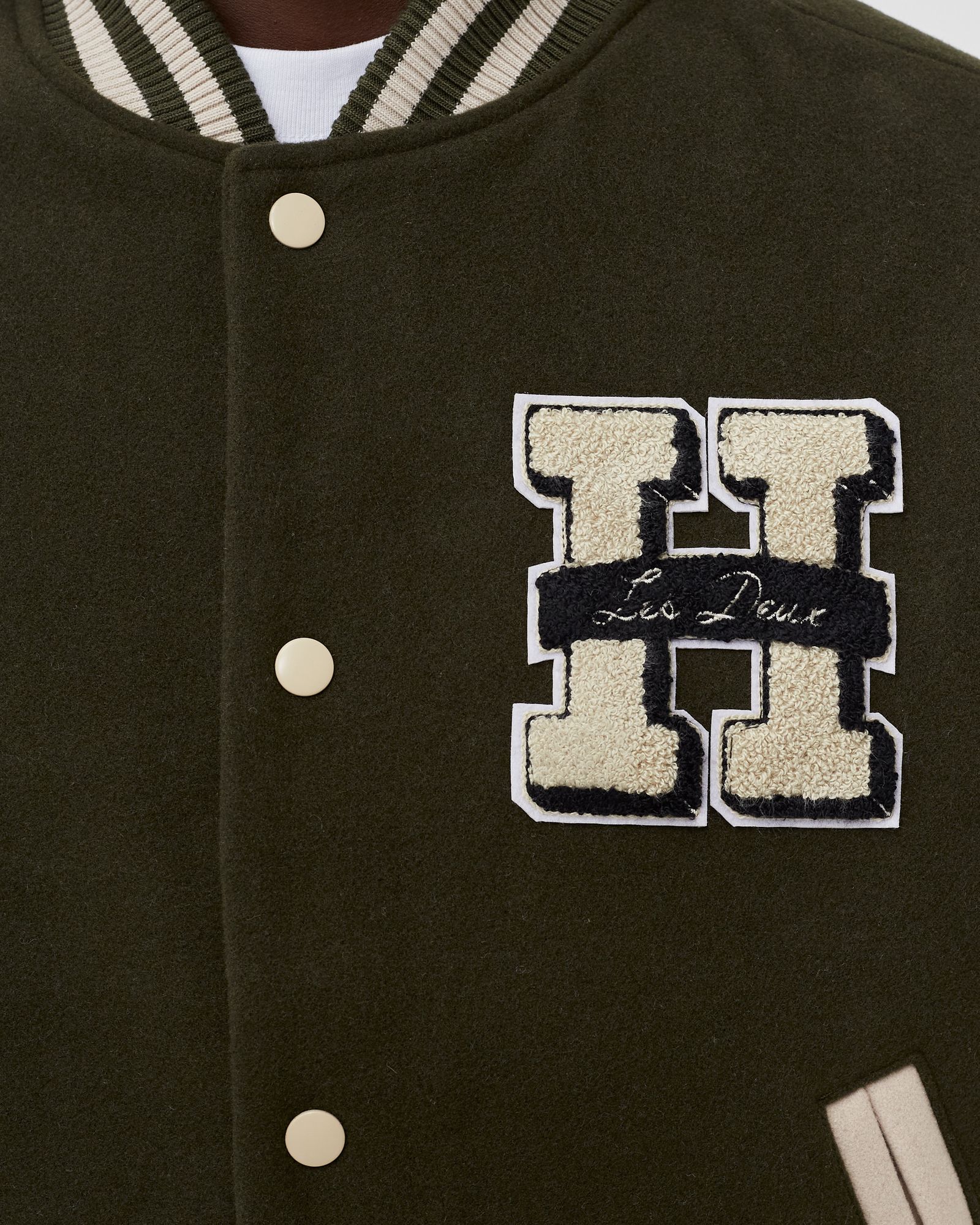 Les Deux Varsity Wool Jacket