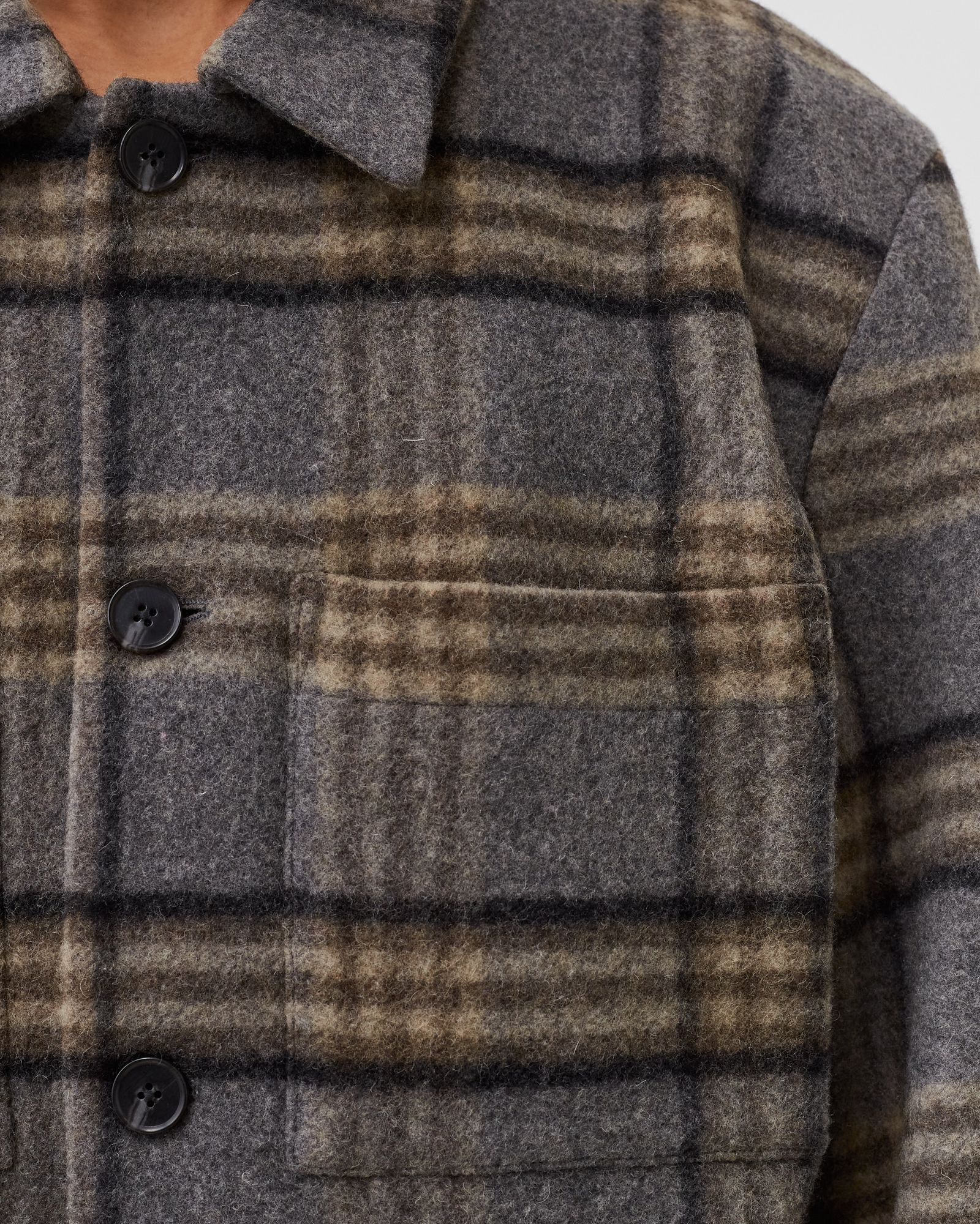 Marseille Check Wool Hybrid