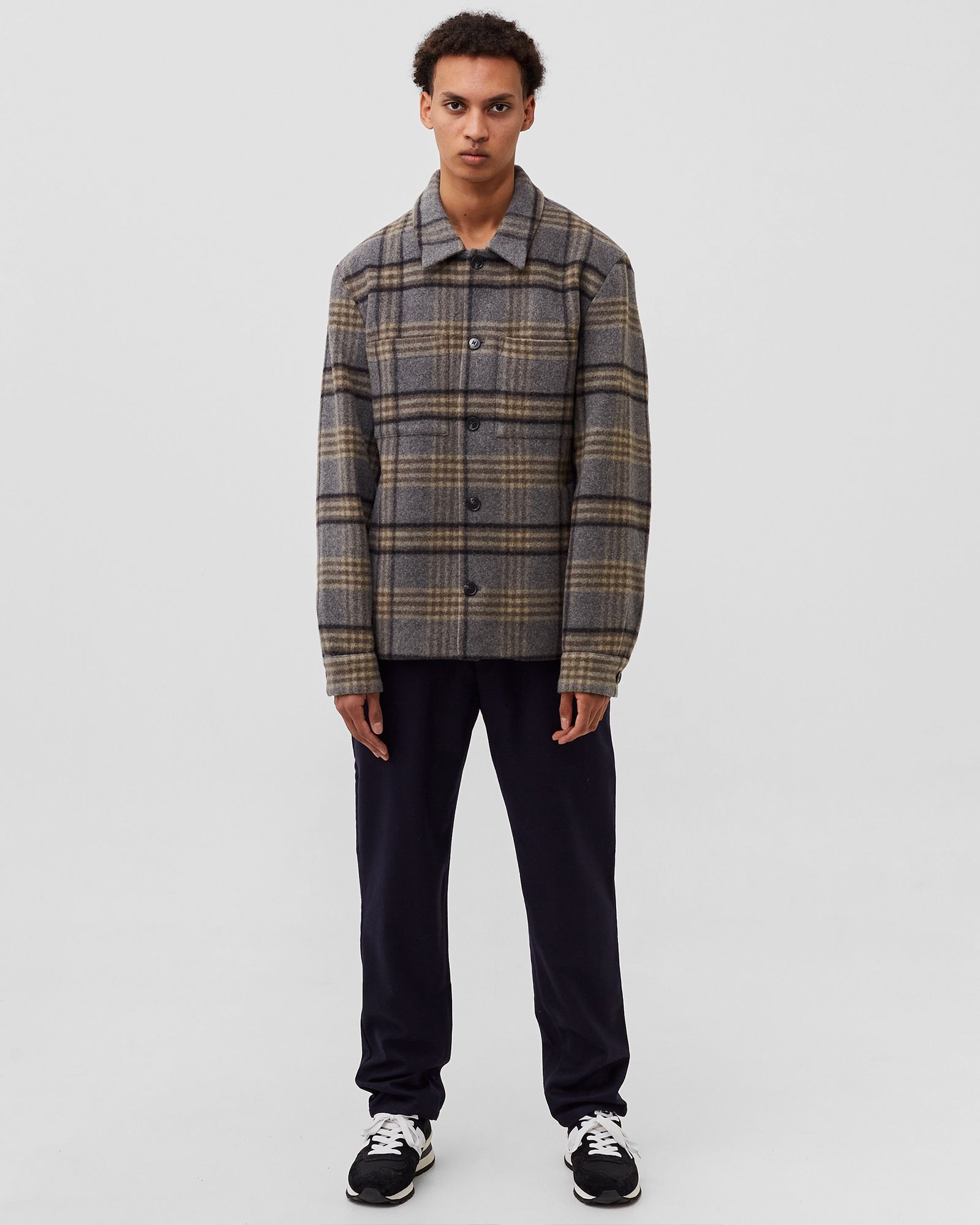 Marseille Check Wool Hybrid