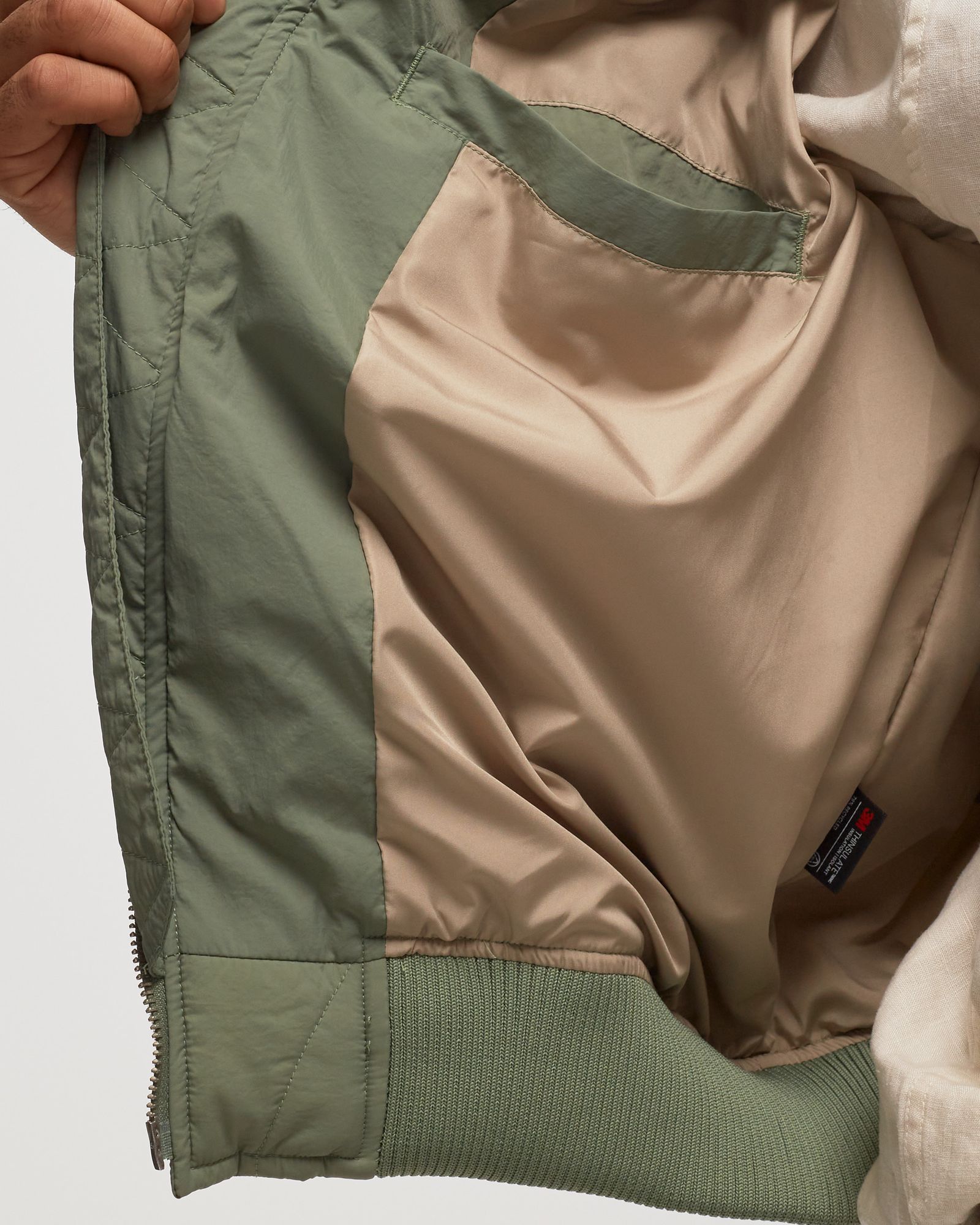 Norman Quilted Bomber Jacket