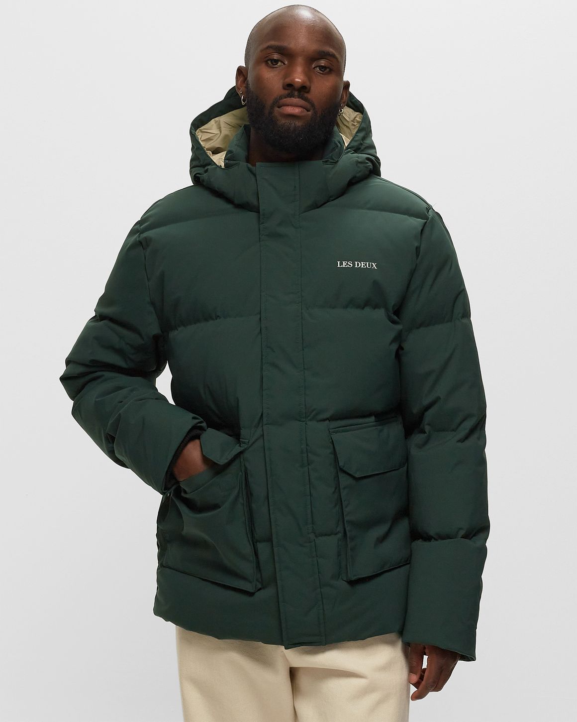 Les Deux Maddox Down Jacket 2.0 Green BSTN Store