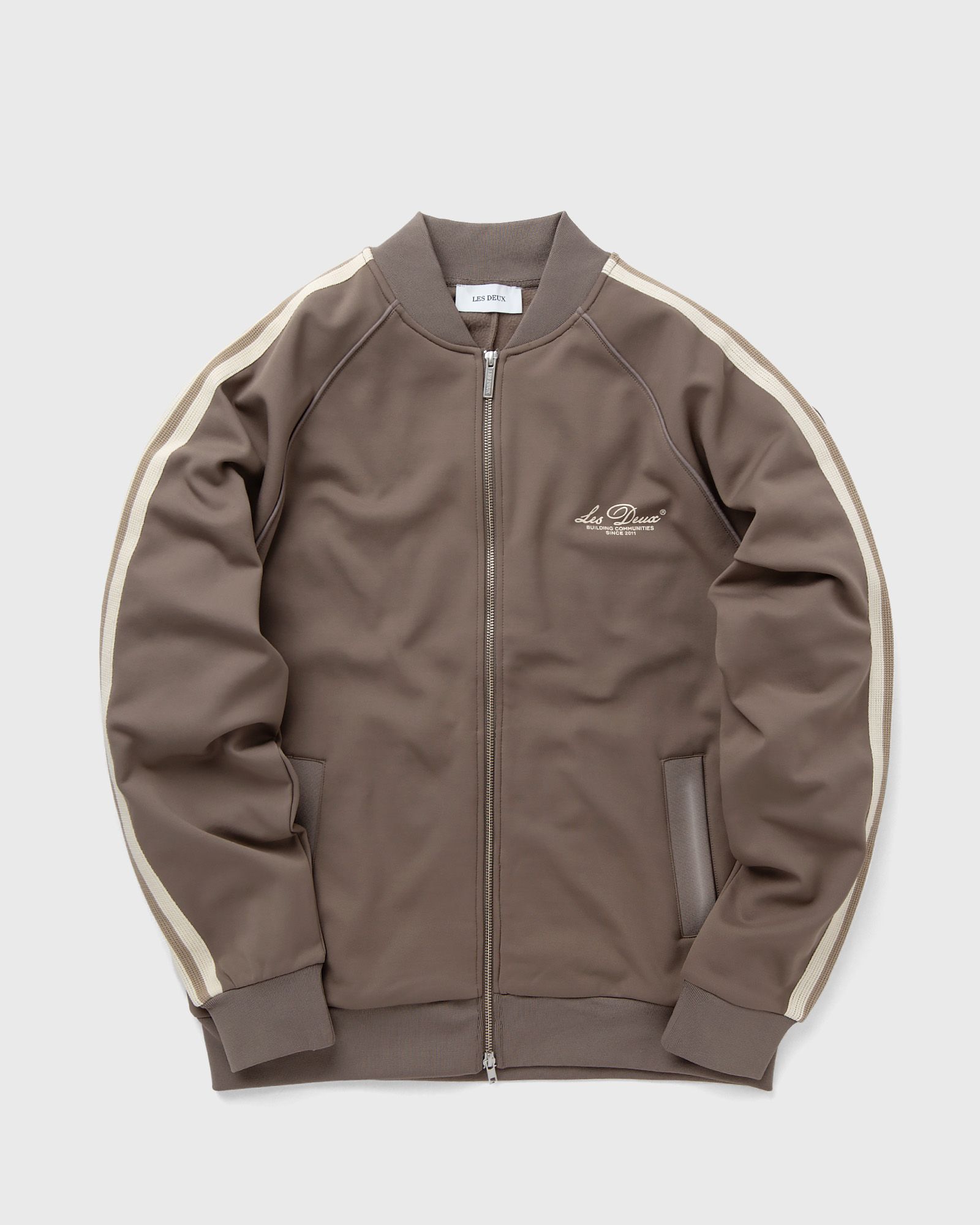 Les Deux - sterling track jacket men track jackets brown in größe:xxl