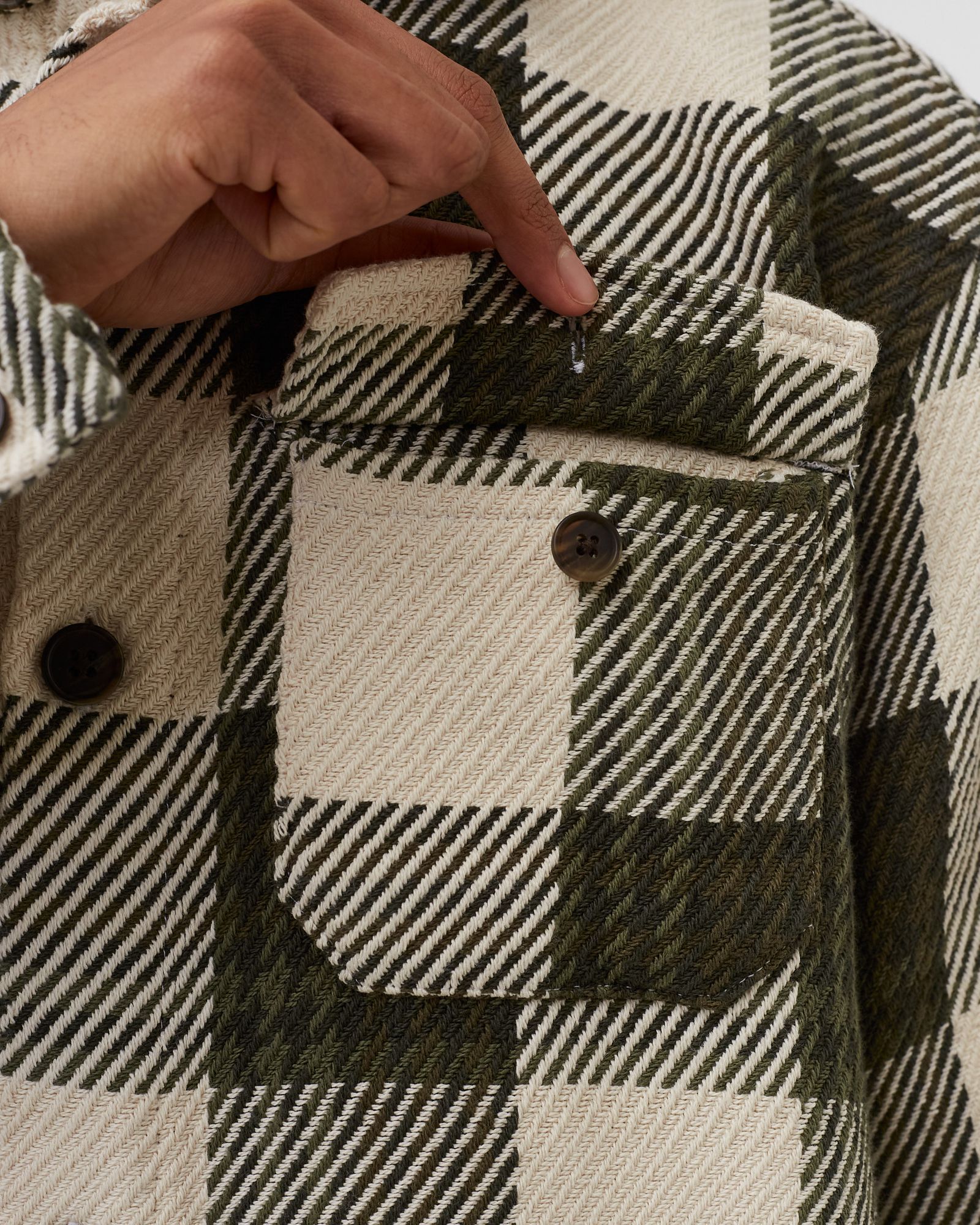 Jesse Check Hybrid Shirt