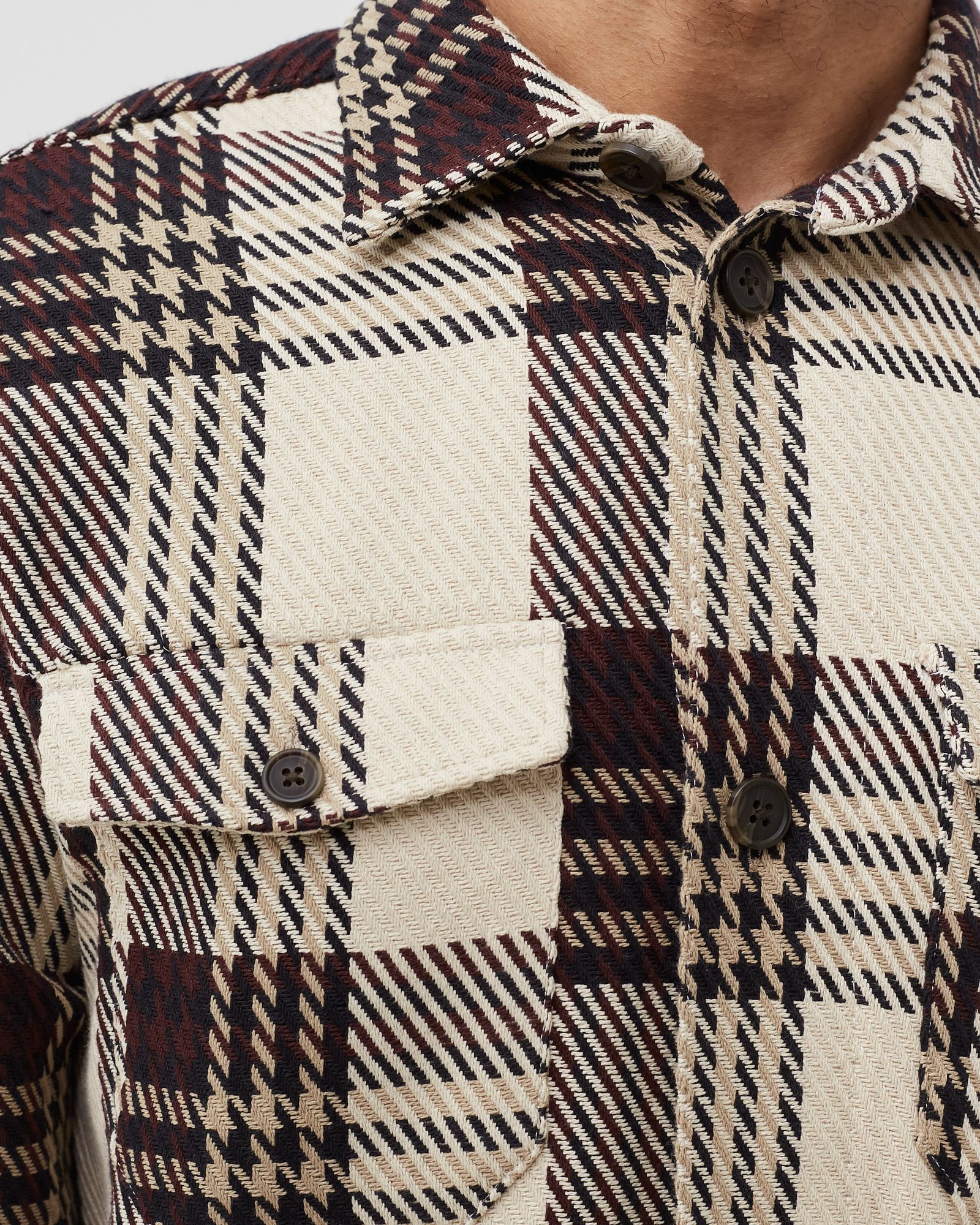 Jesse Check Hybrid Shirt