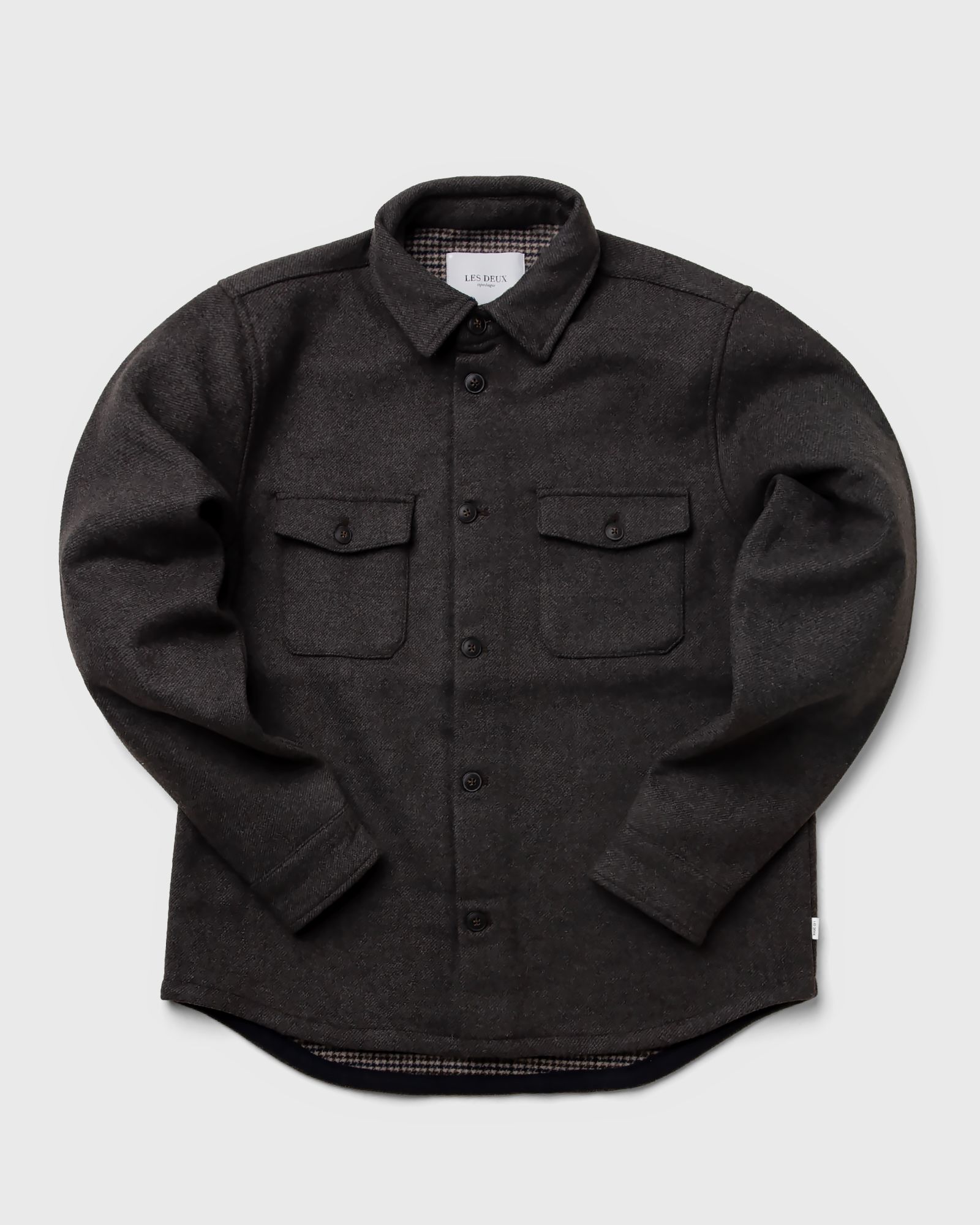 Lennon Houndstooth Wool Hybrid Shirt